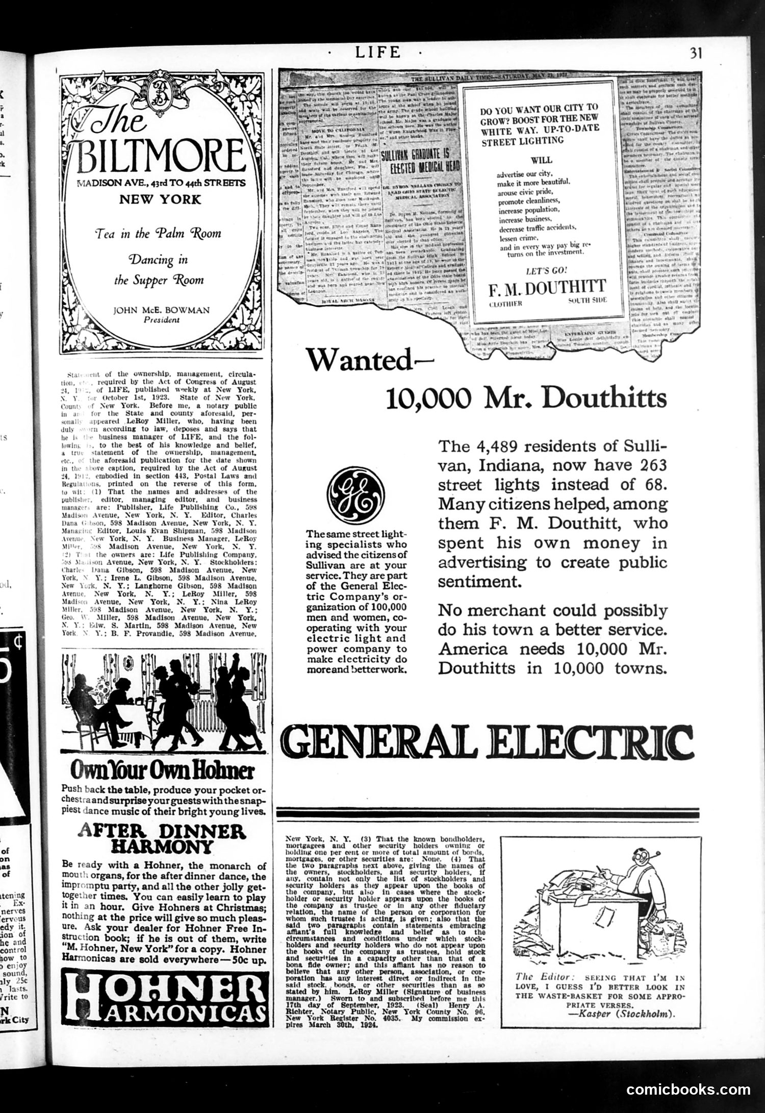 Life — October 11, 1923 — page 33 of 36