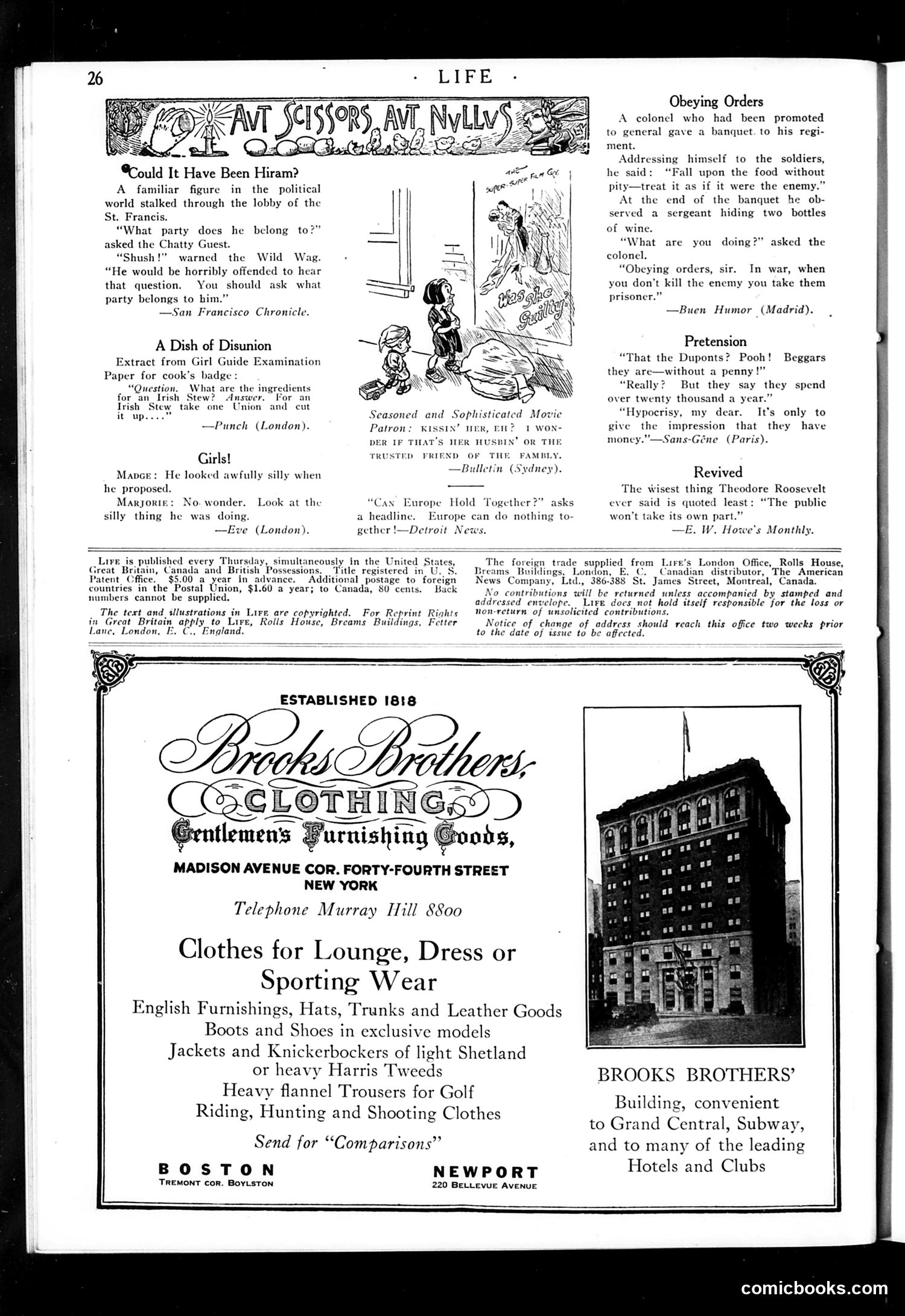 Life — October 18, 1923 — page 28 of 44
