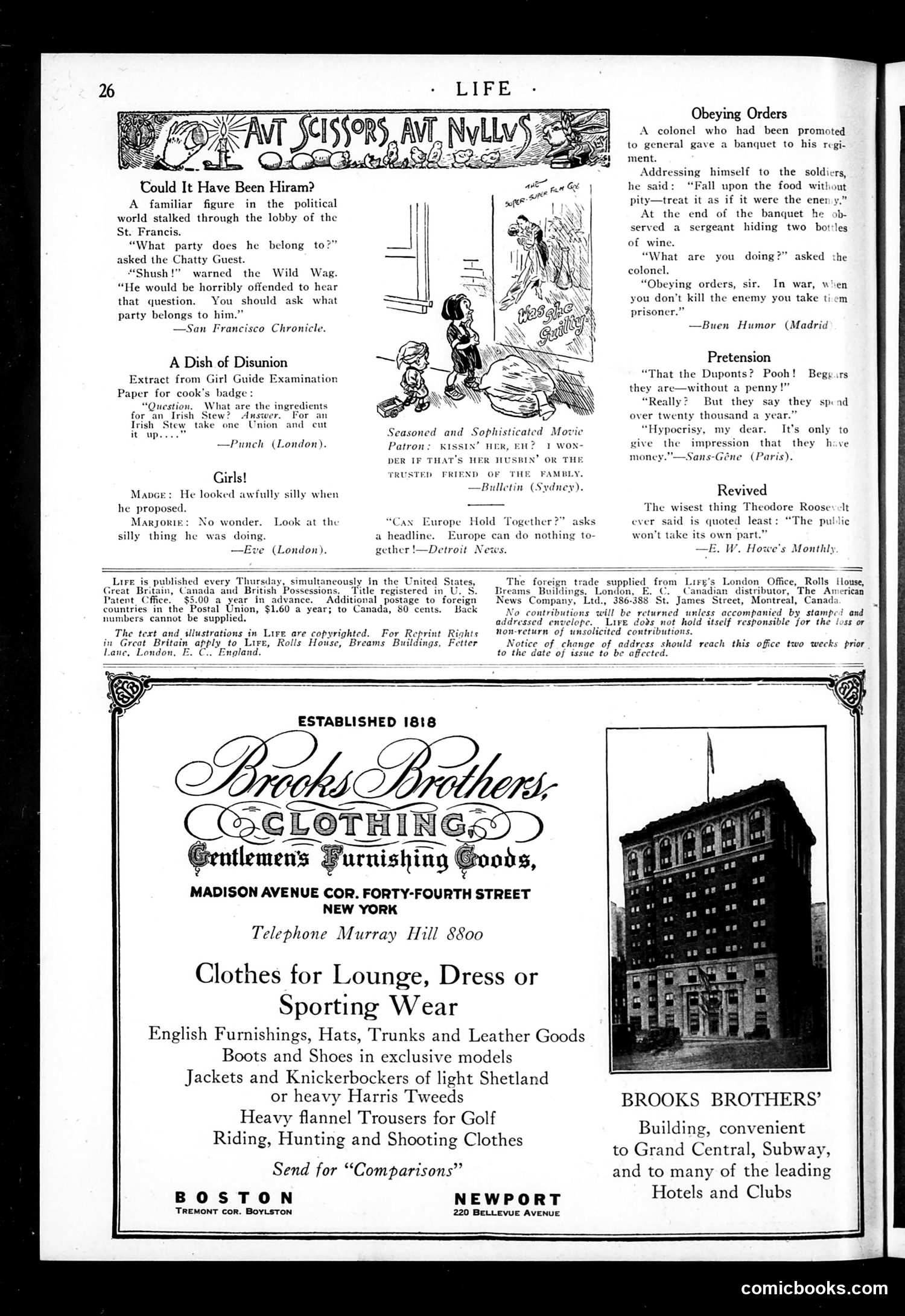 Life — October 18, 1923 — page 36 of 44