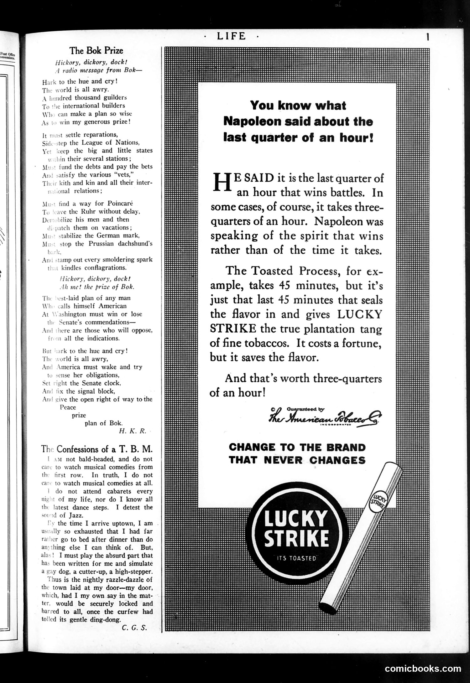 Life — October 25, 1923 — page 3 of 34