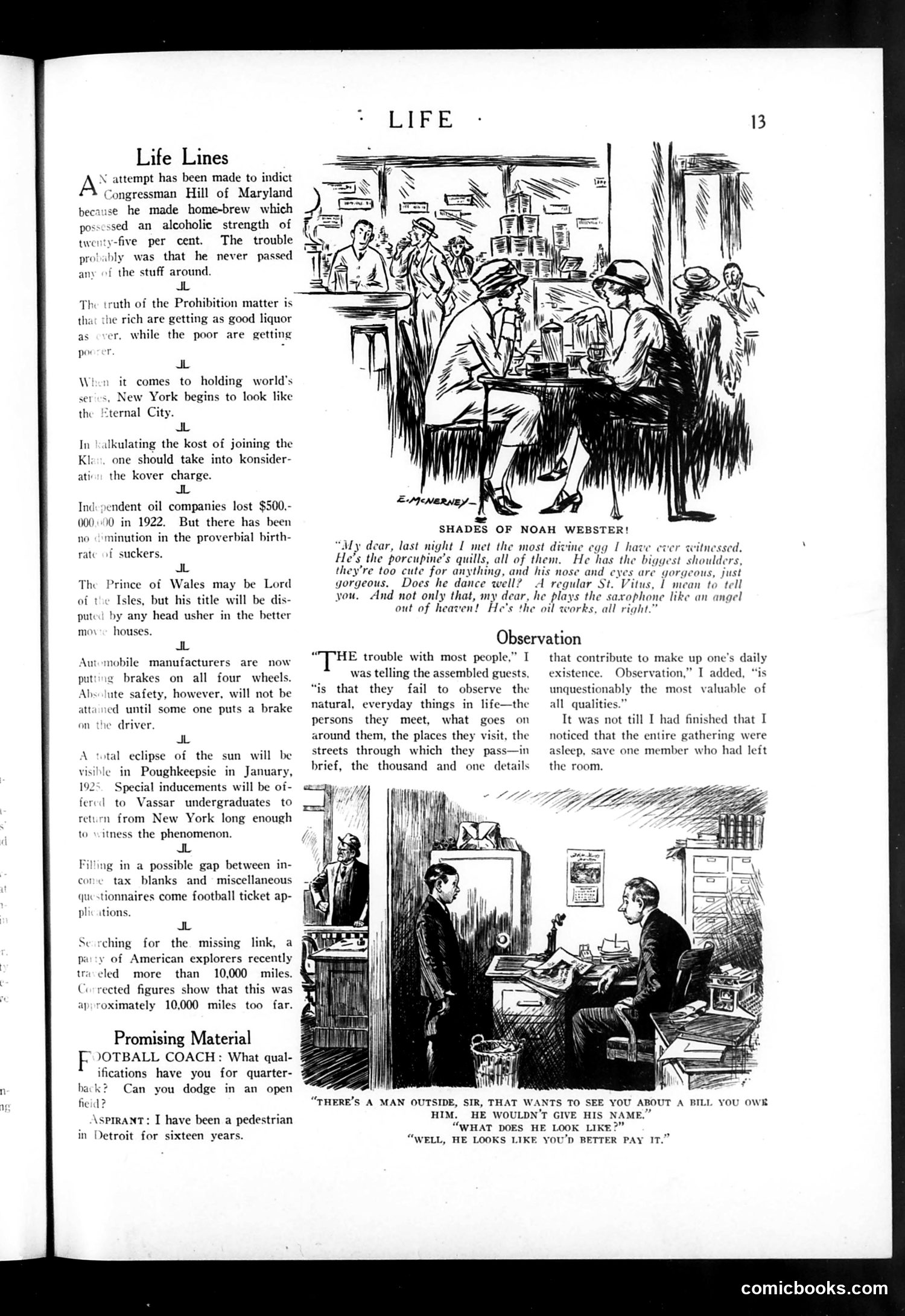 Life — October 25, 1923 — page 15 of 34