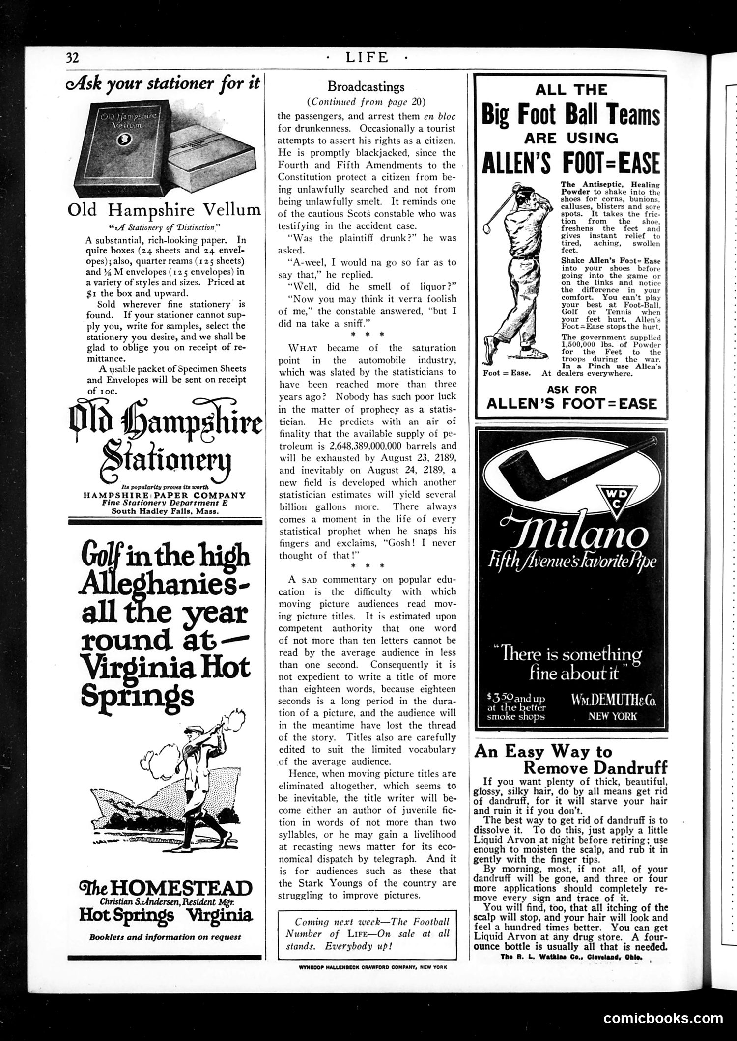 Life — November 8, 1923 — page 34 of 36