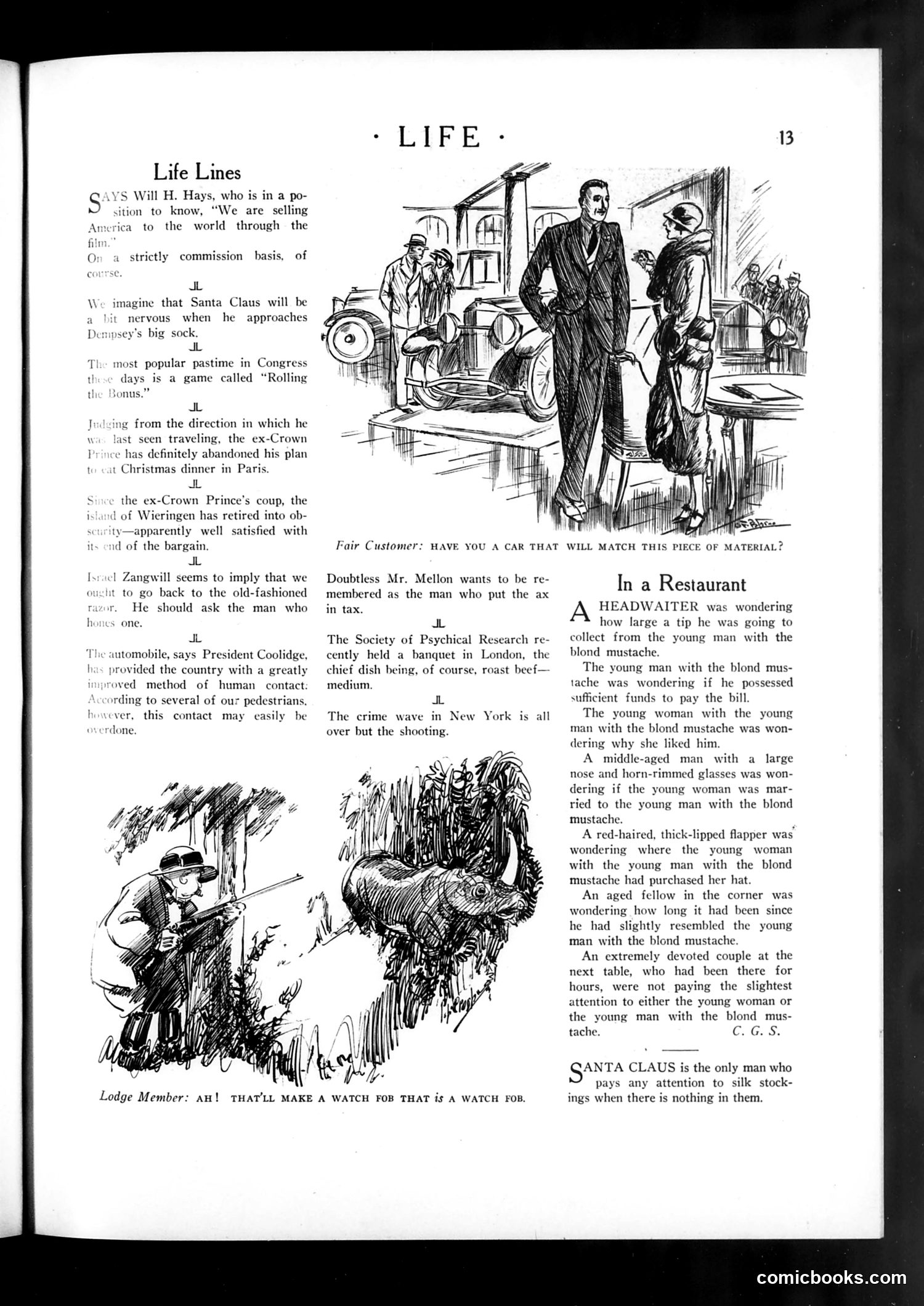 Life — December 13, 1923 — page 15 of 36