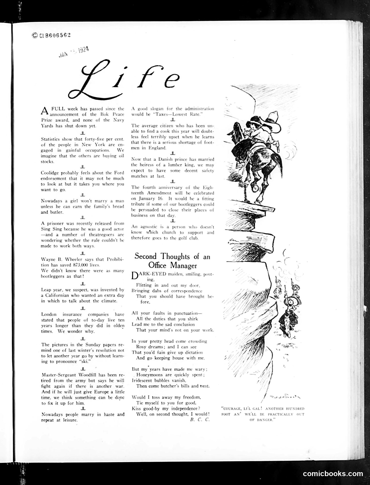 Life — January 17, 1924 — page 5 of 36