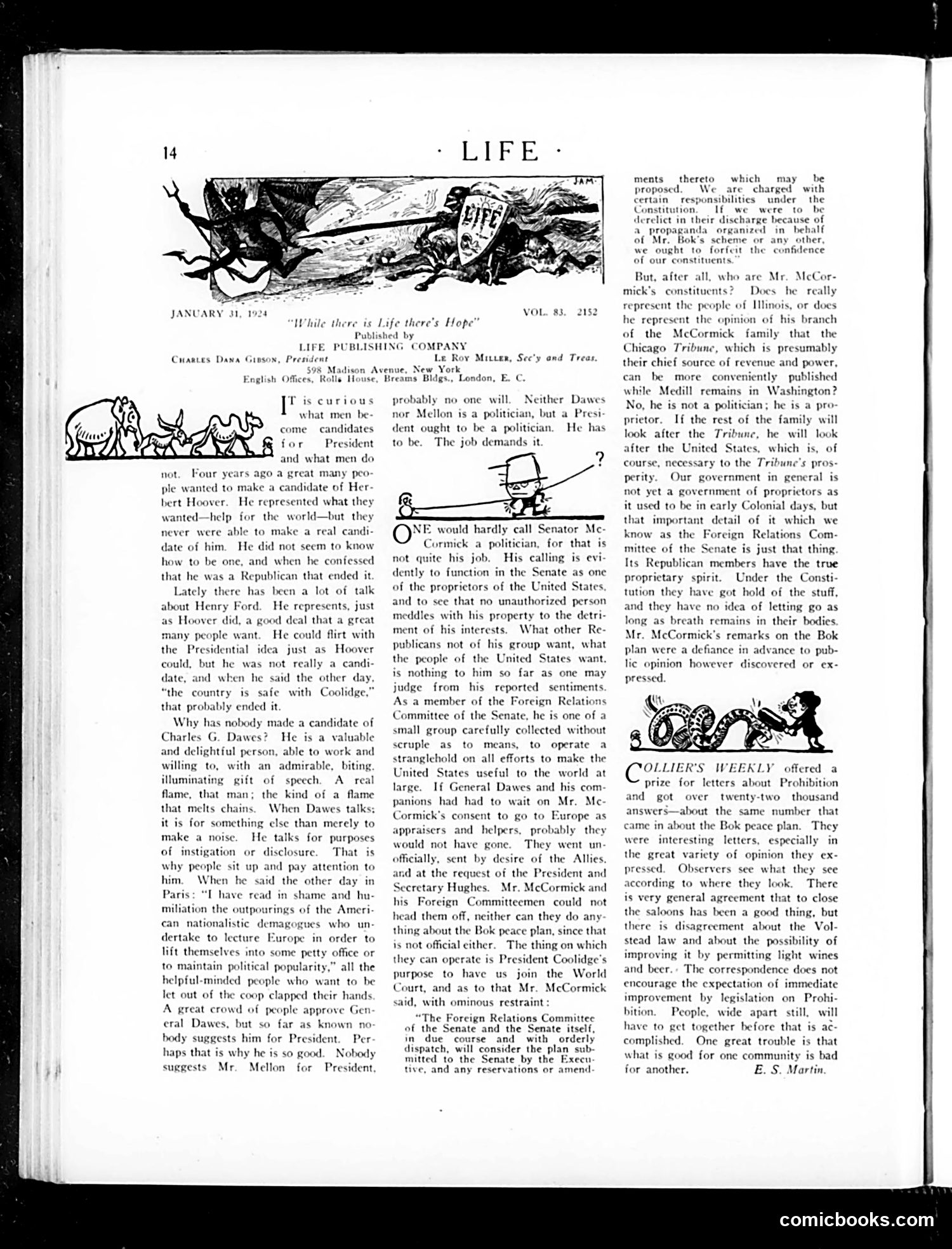 Life — January 31, 1924 — page 16 of 36