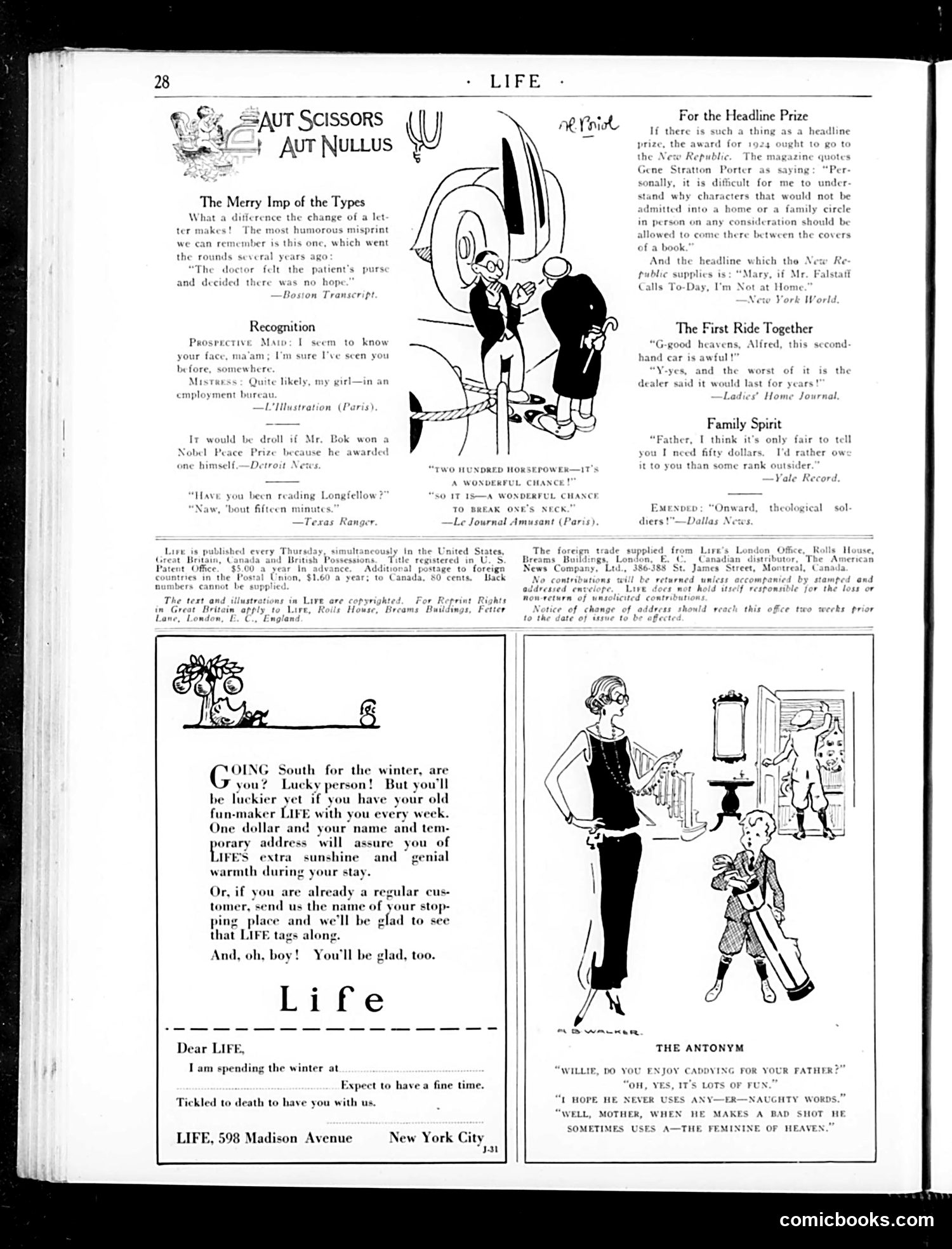Life — January 31, 1924 — page 30 of 36