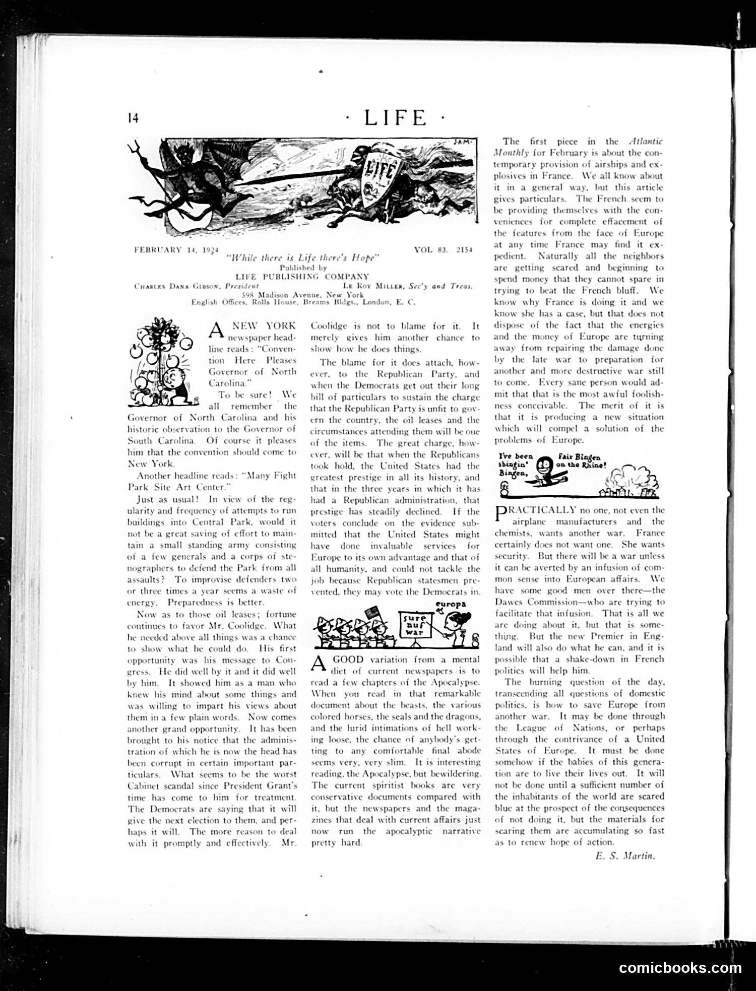 Life — February 14, 1924 — page 16 of 36