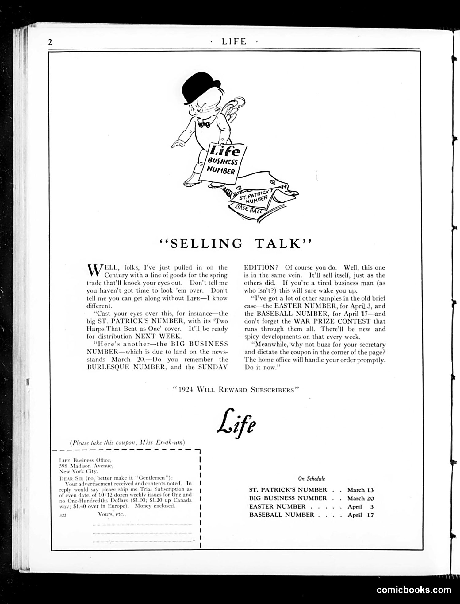 Life — March 6, 1924 — page 4 of 42