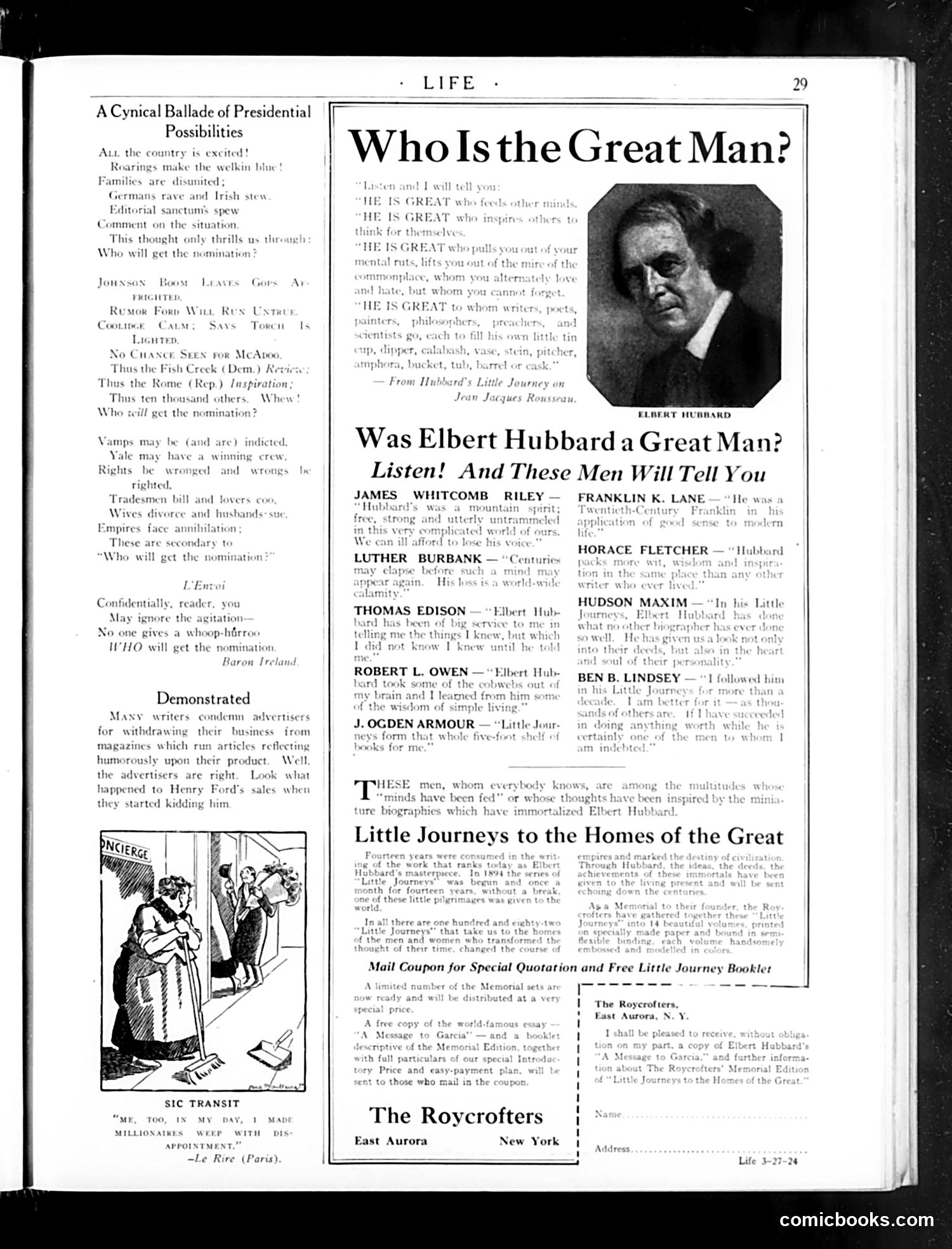 Life — March 27, 1924 — page 31 of 36