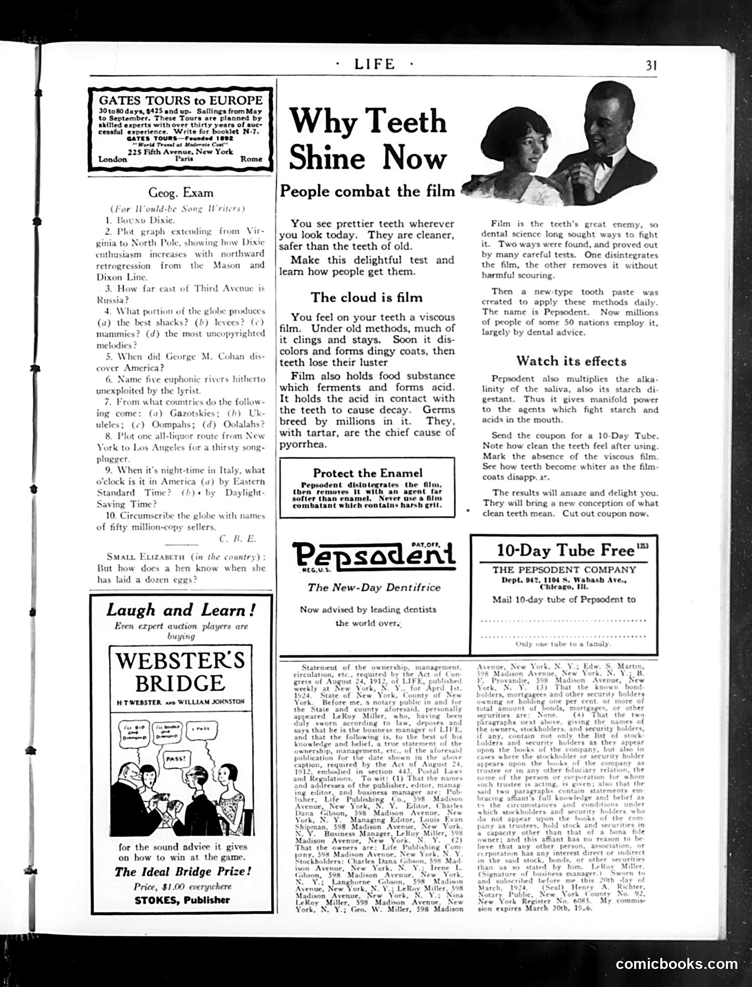 Life — April 10, 1924 — page 33 of 36