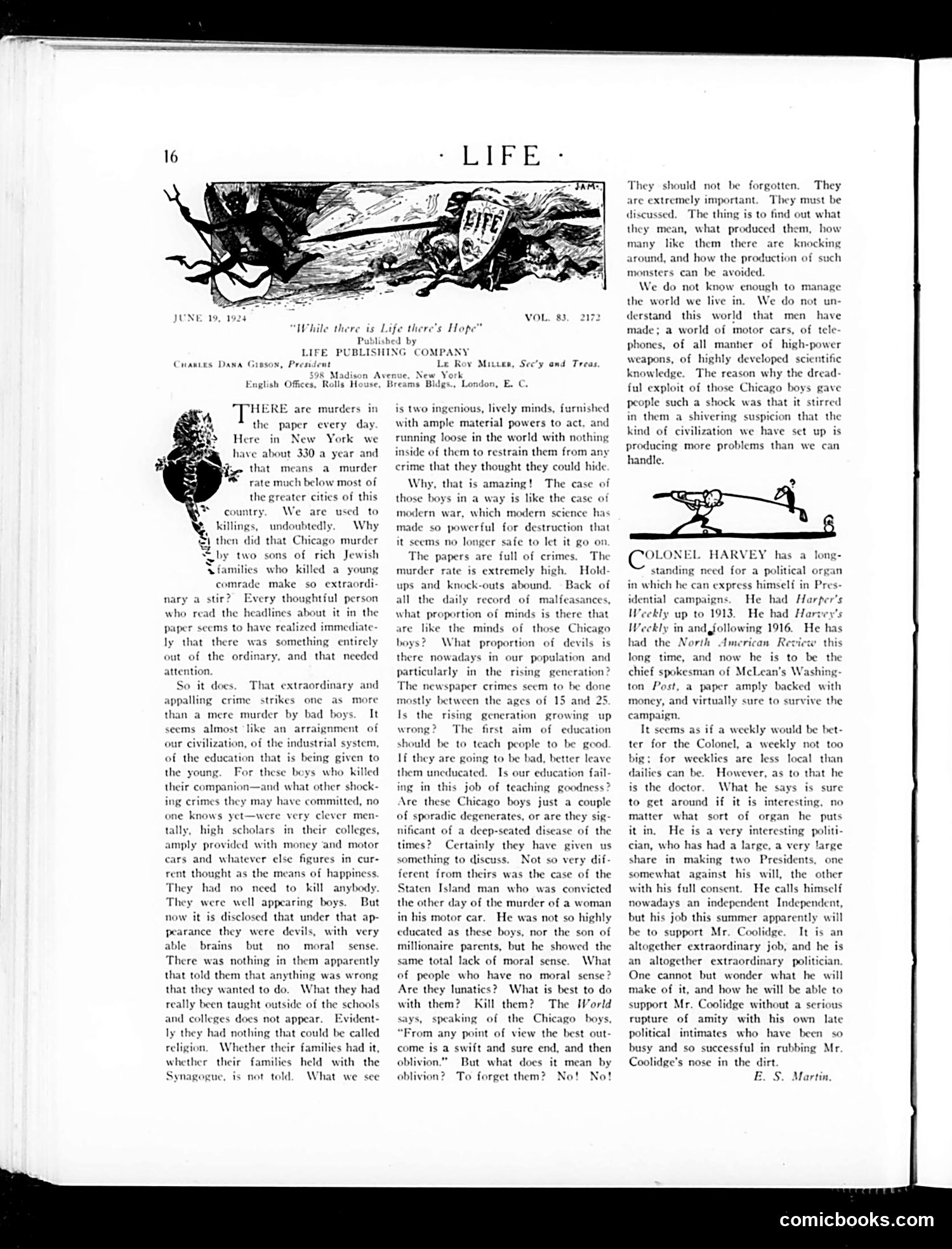 Life — June 19, 1924 — page 18 of 40