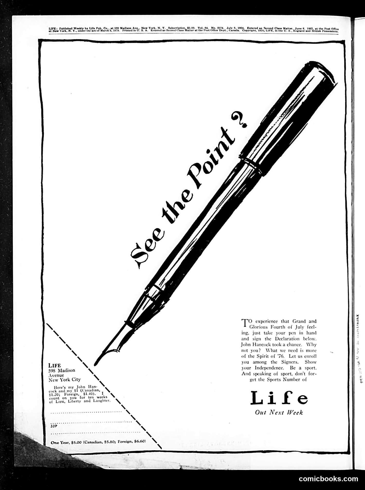 Life — July 3, 1924 — page 2 of 36