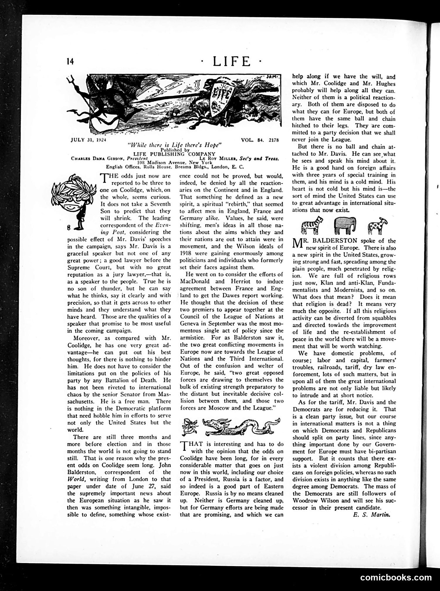 Life — July 31, 1924 — page 16 of 36