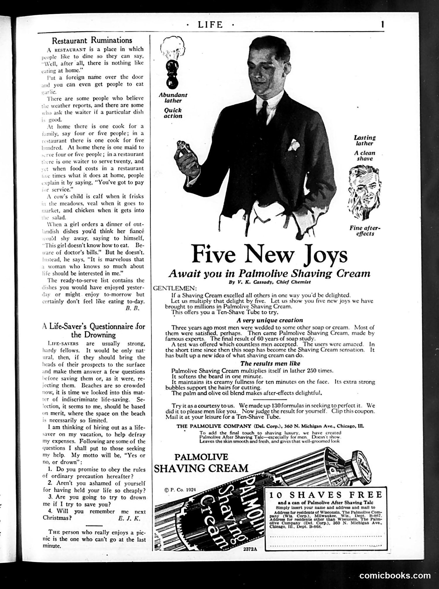 Life — August 7, 1924 — page 3 of 36