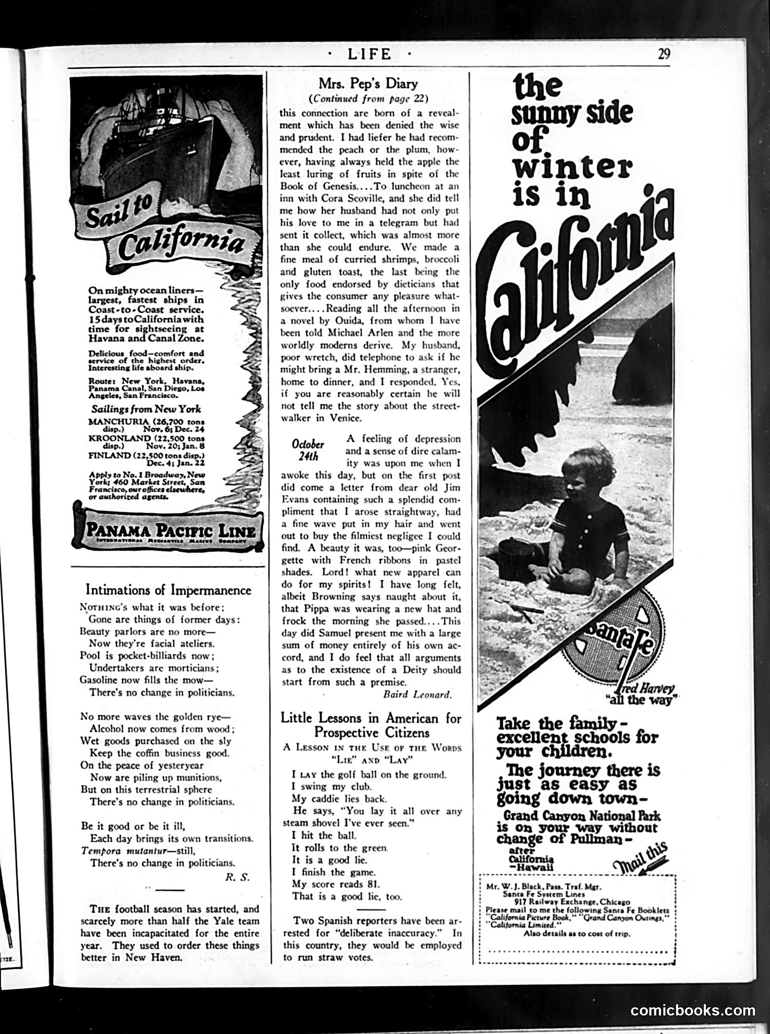 Life — October 23, 1924 — page 31 of 36