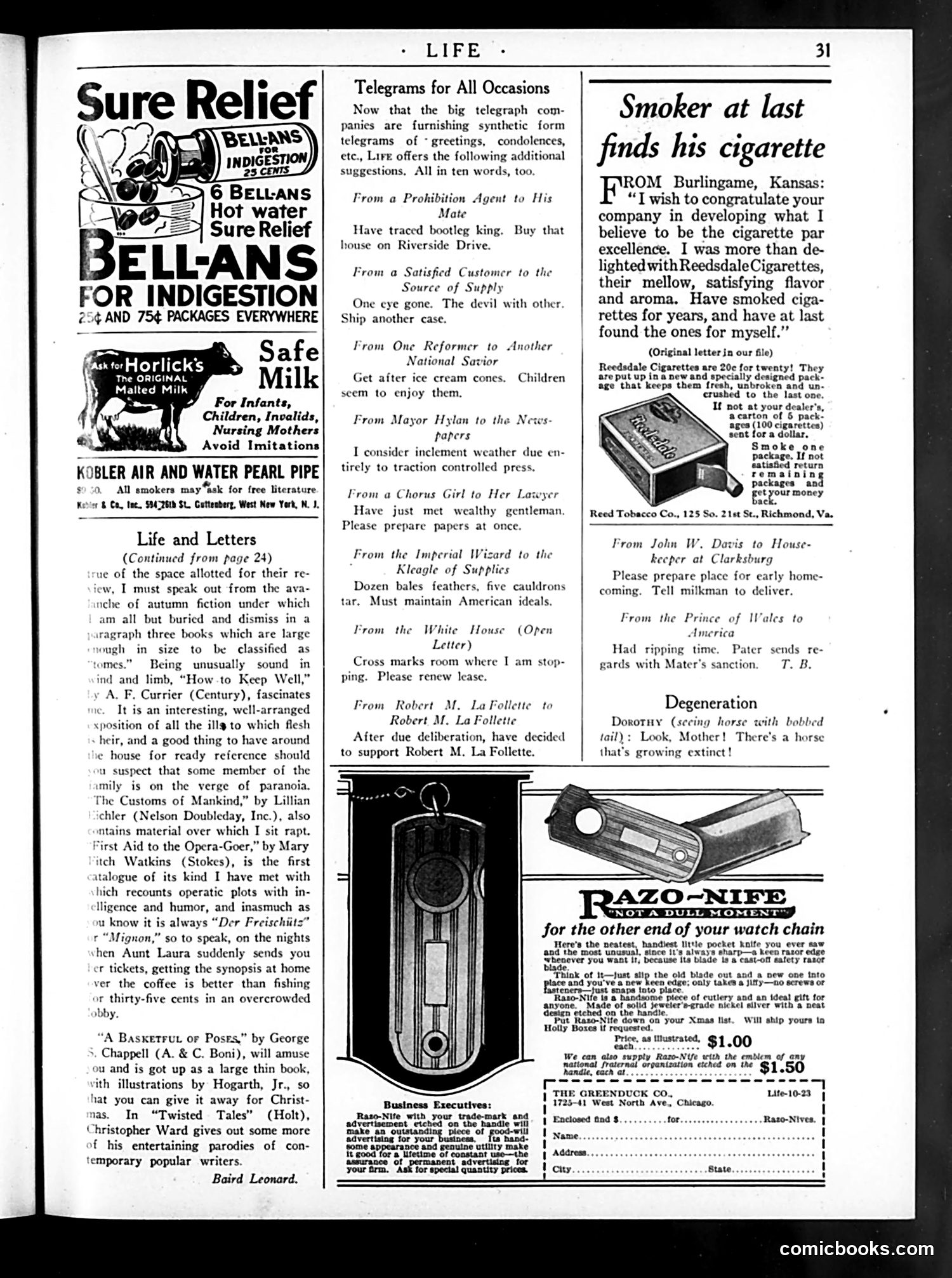 Life — October 23, 1924 — page 33 of 36
