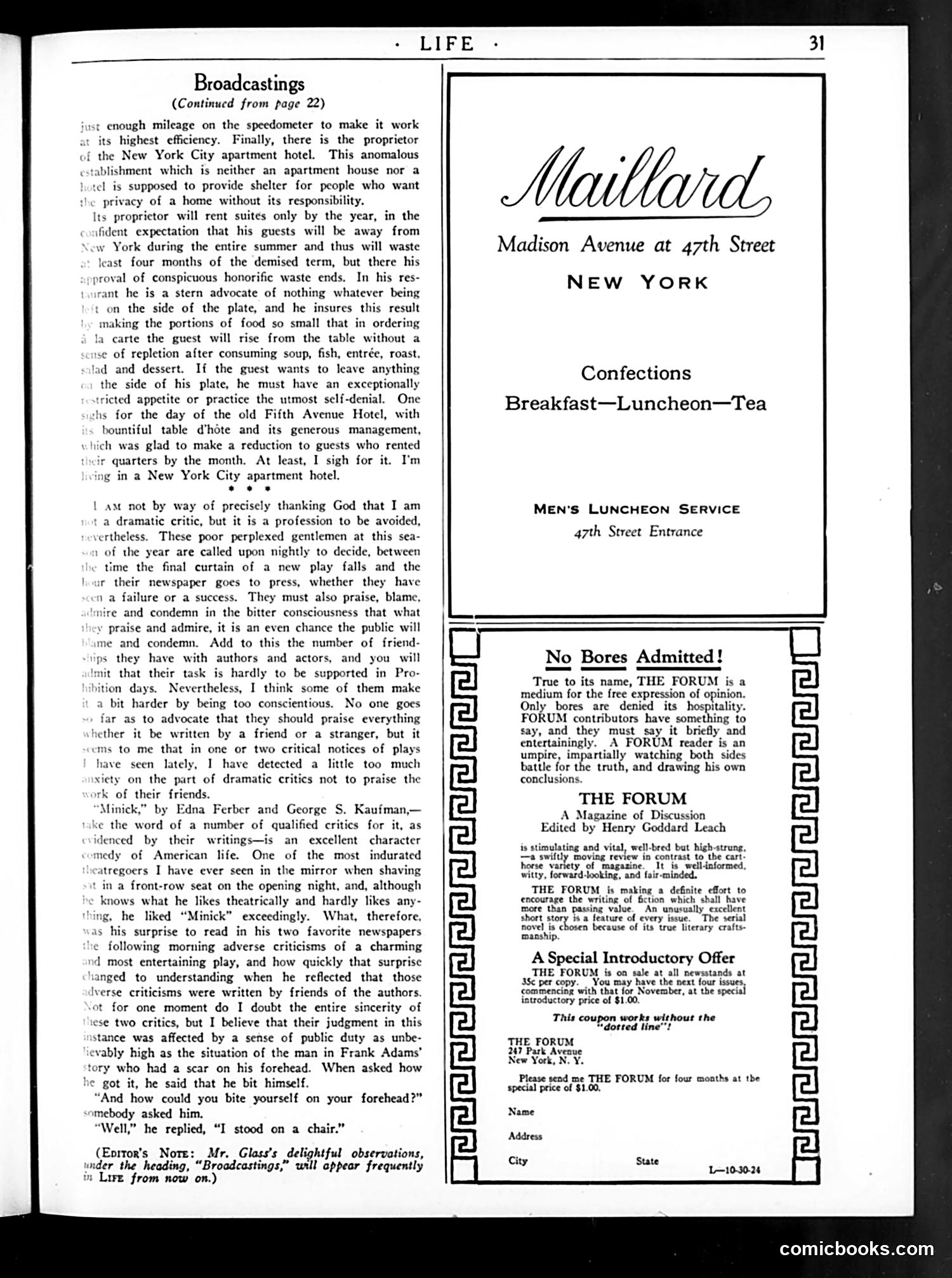 Life — October 30, 1924 — page 33 of 36