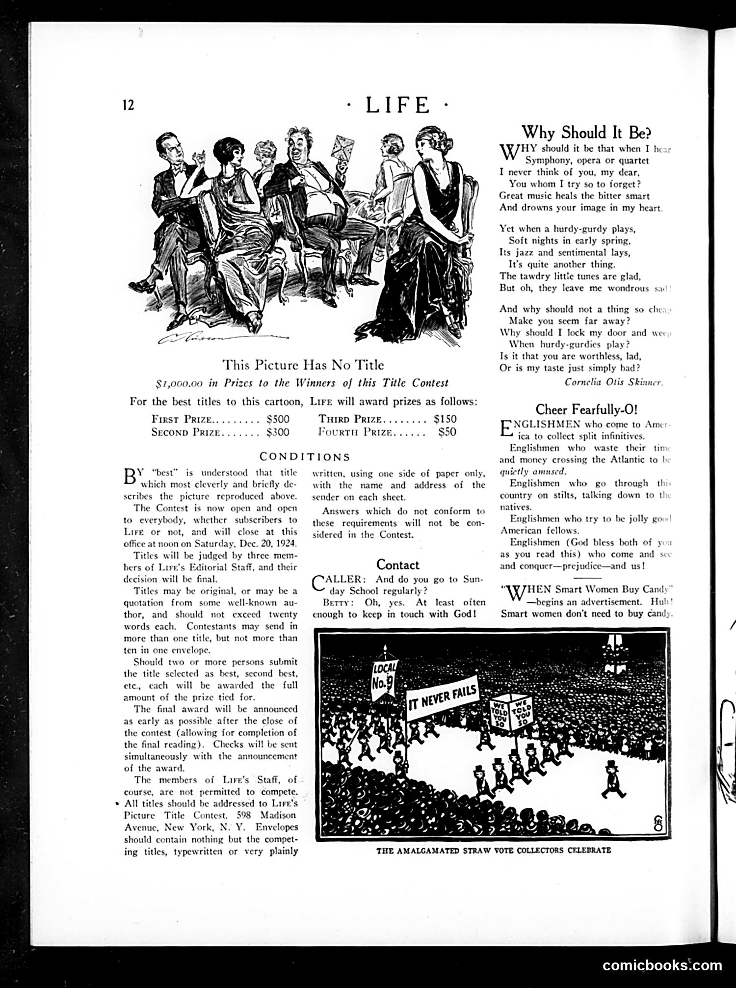 Life — November 6, 1924 — page 14 of 40