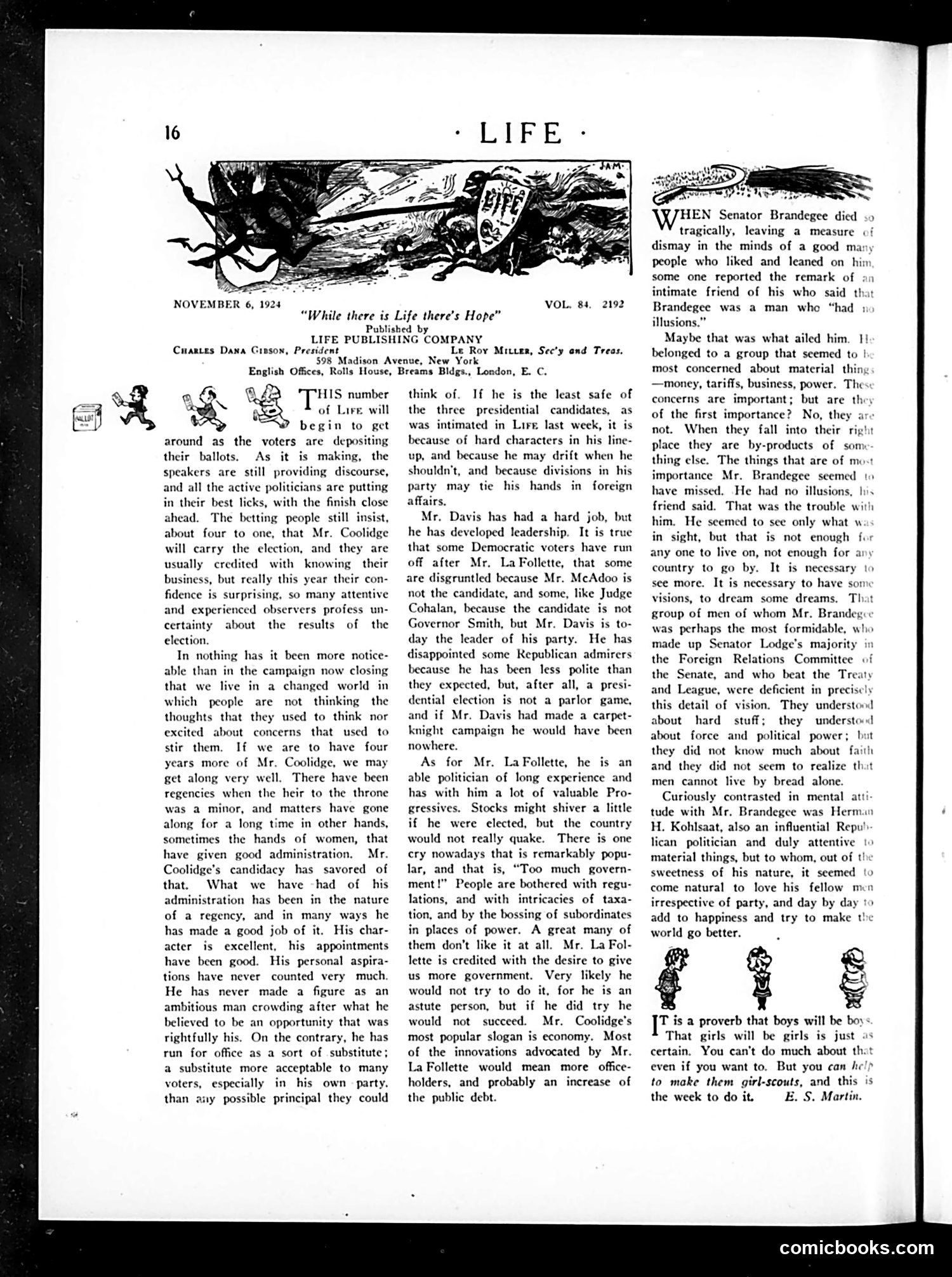 Life — November 6, 1924 — page 18 of 40