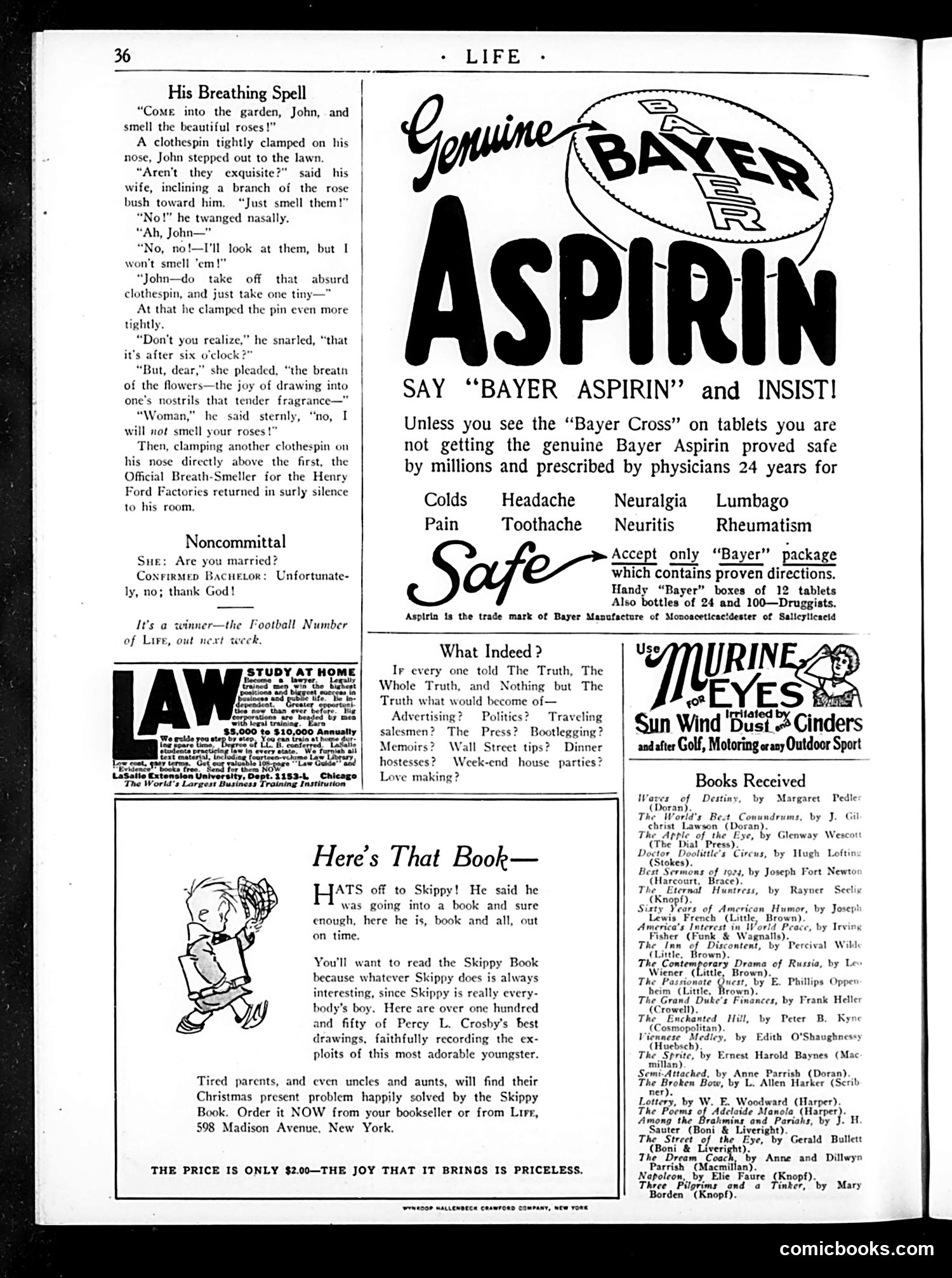 Life — November 6, 1924 — page 38 of 40