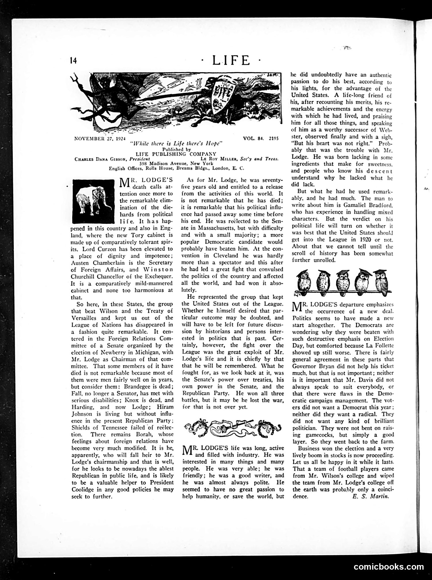 Life — November 27, 1924 — page 16 of 37