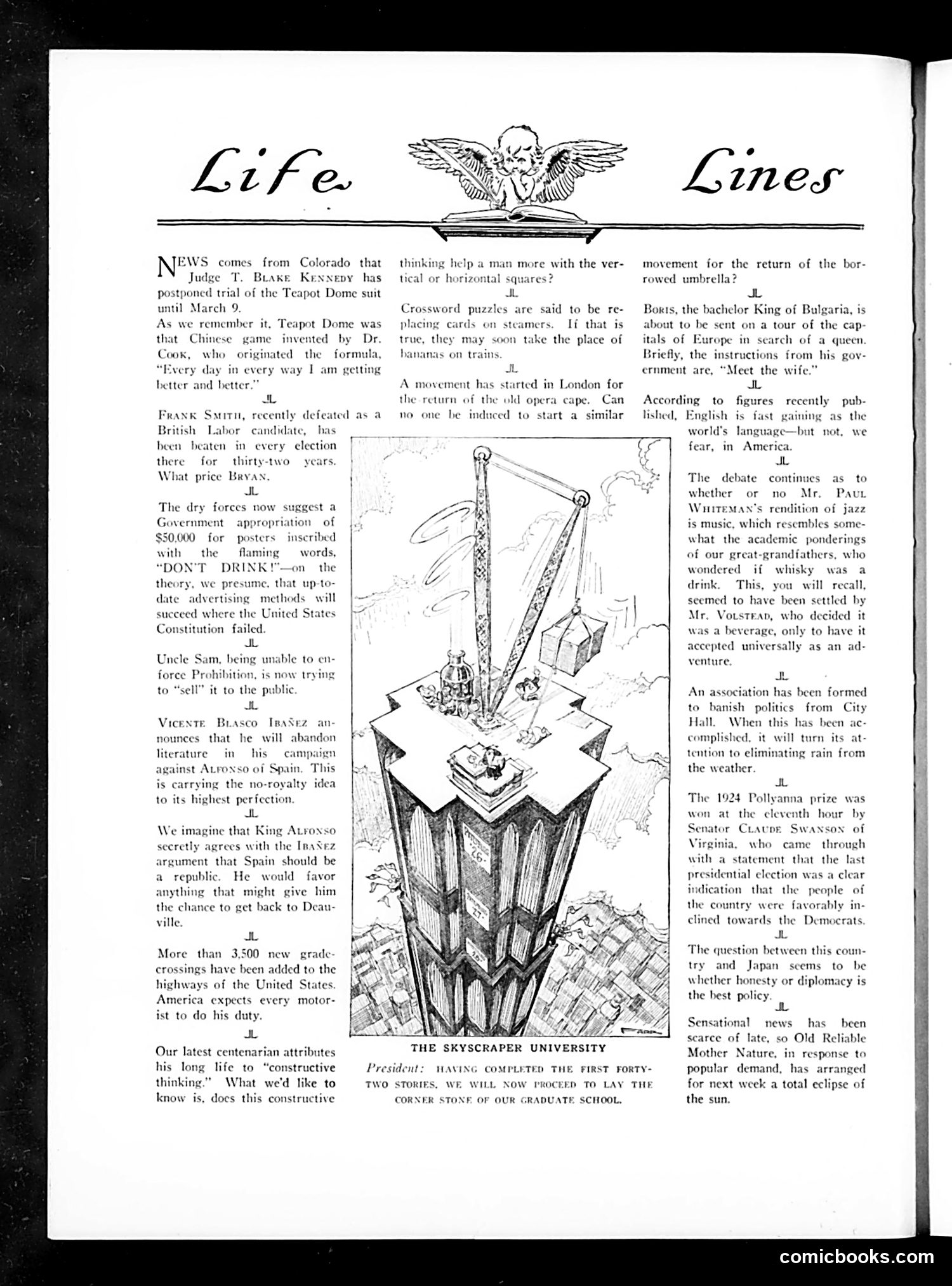Life — January 15, 1925 — page 6 of 36