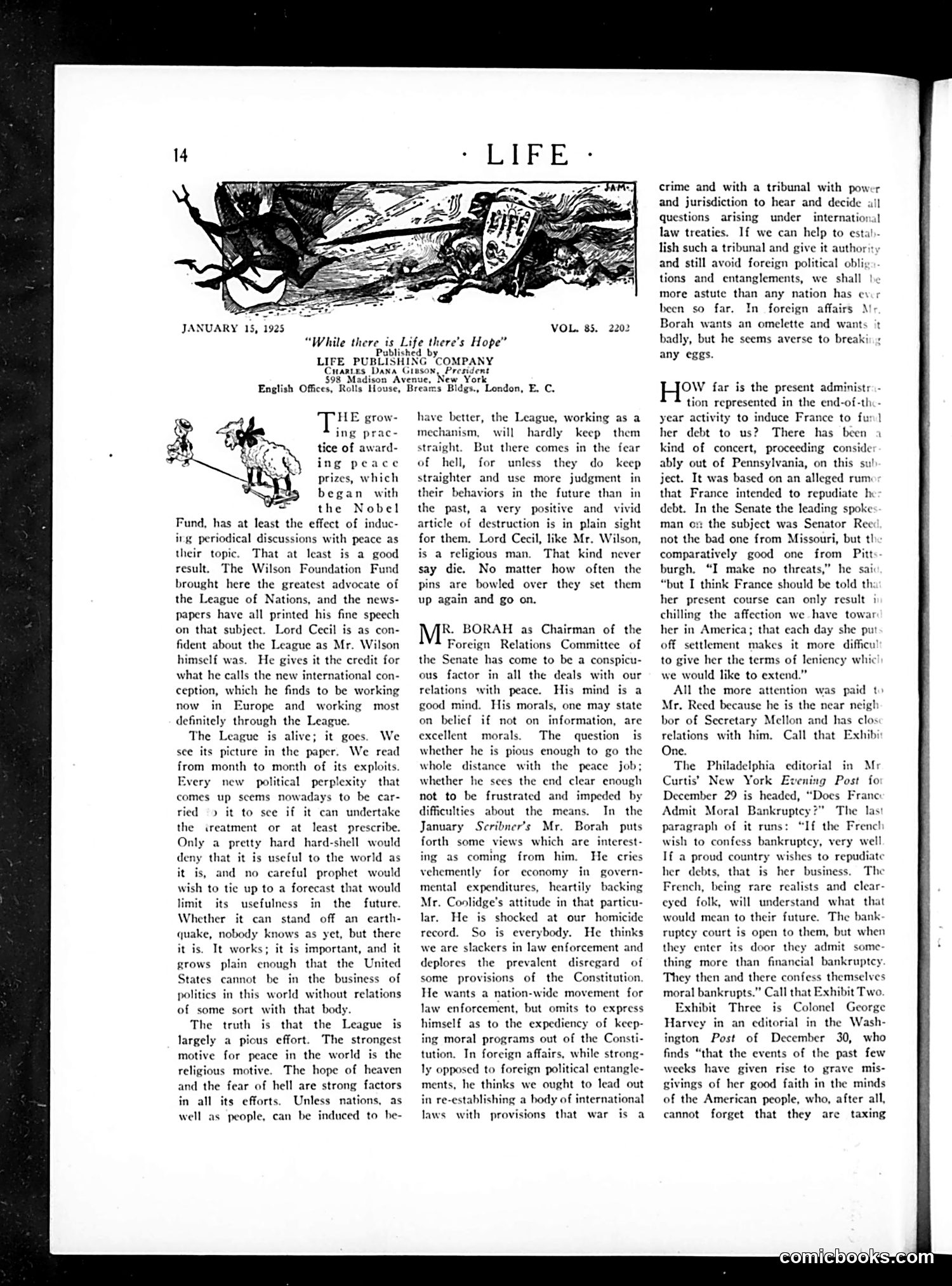 Life — January 15, 1925 — page 16 of 36