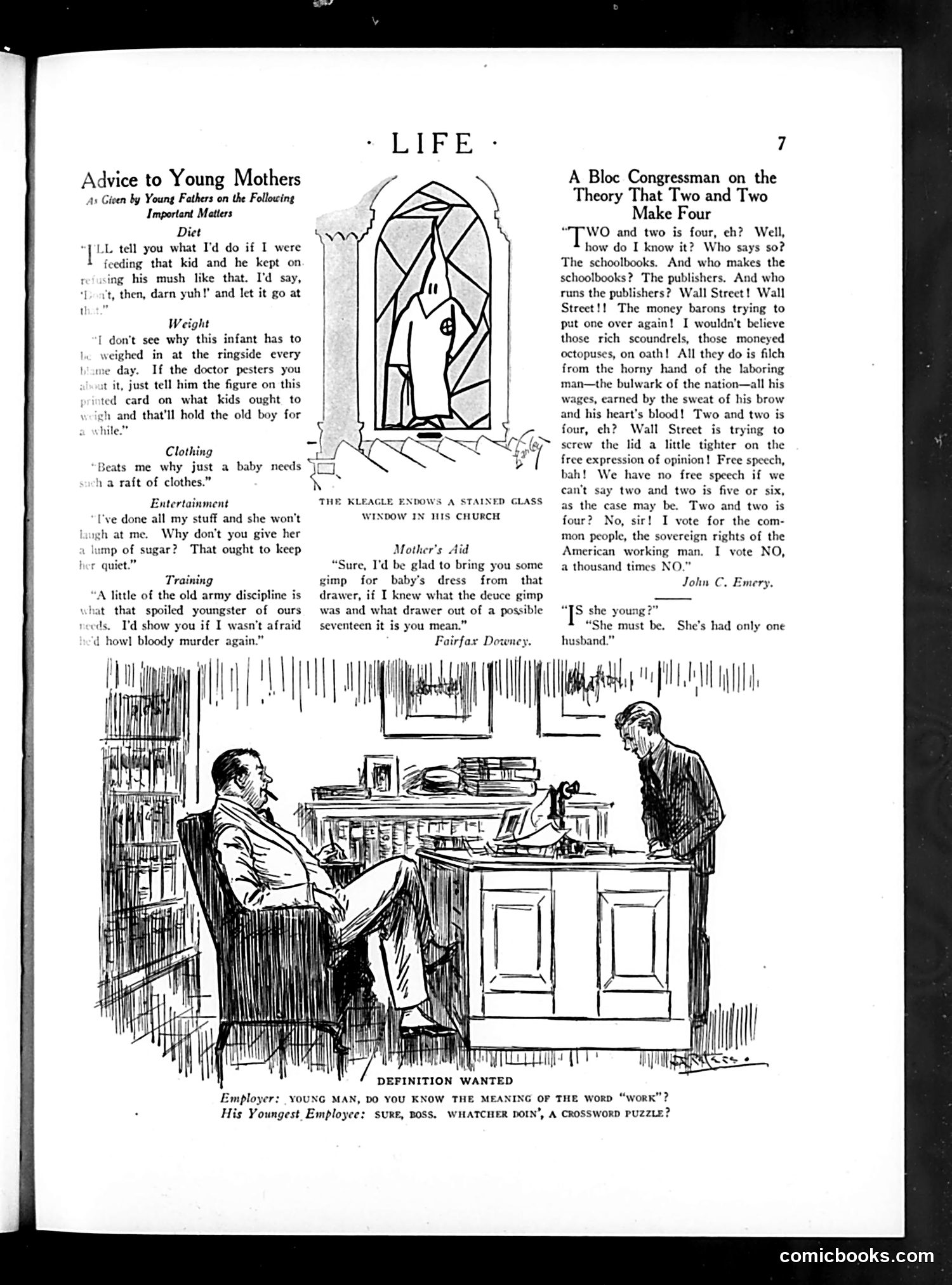 Life — January 22, 1925 — page 9 of 36