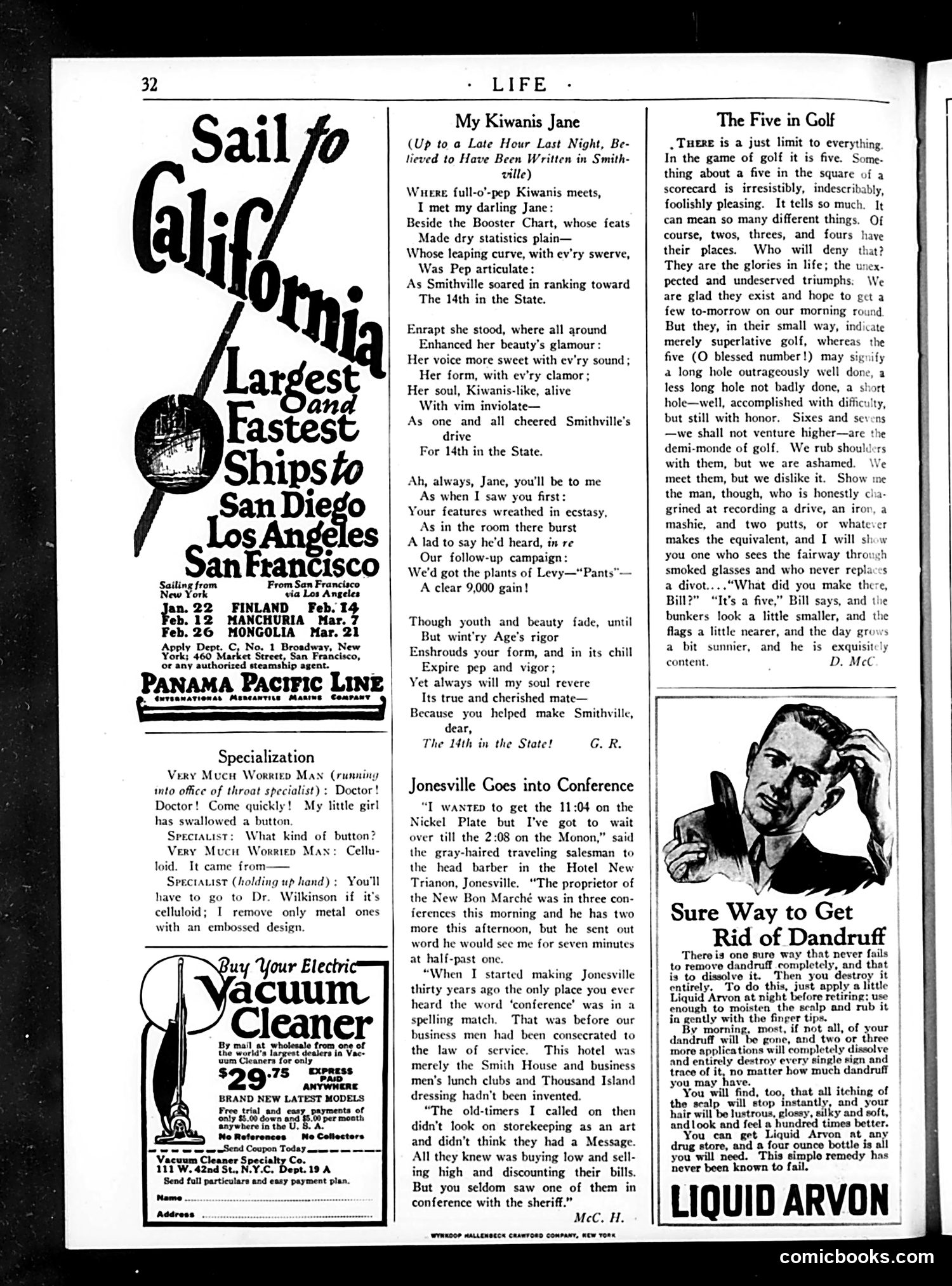 Life — January 22, 1925 — page 34 of 36