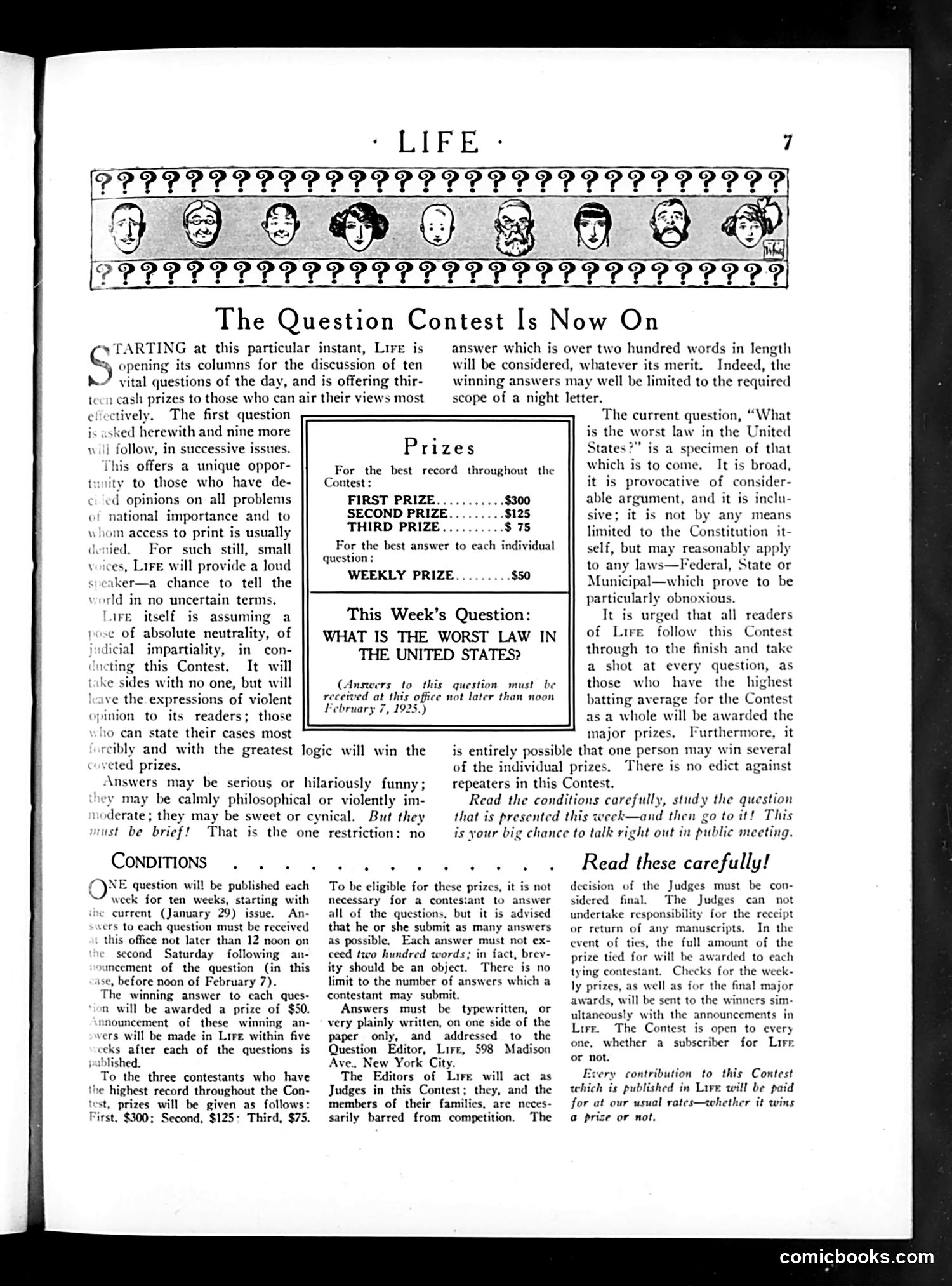 Life — January 29, 1925 — page 9 of 37
