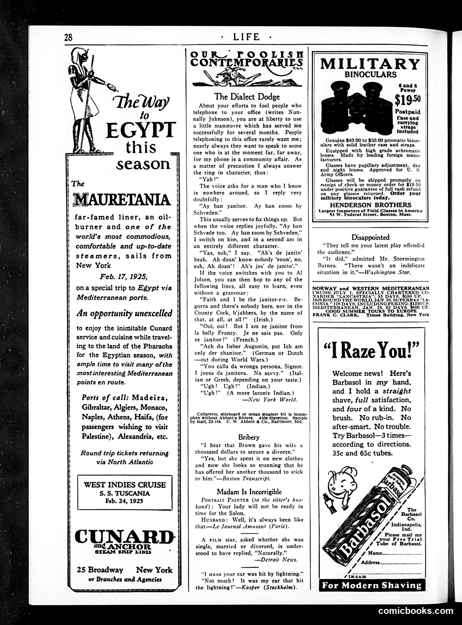Life — February 5, 1925 — page 30 of 36