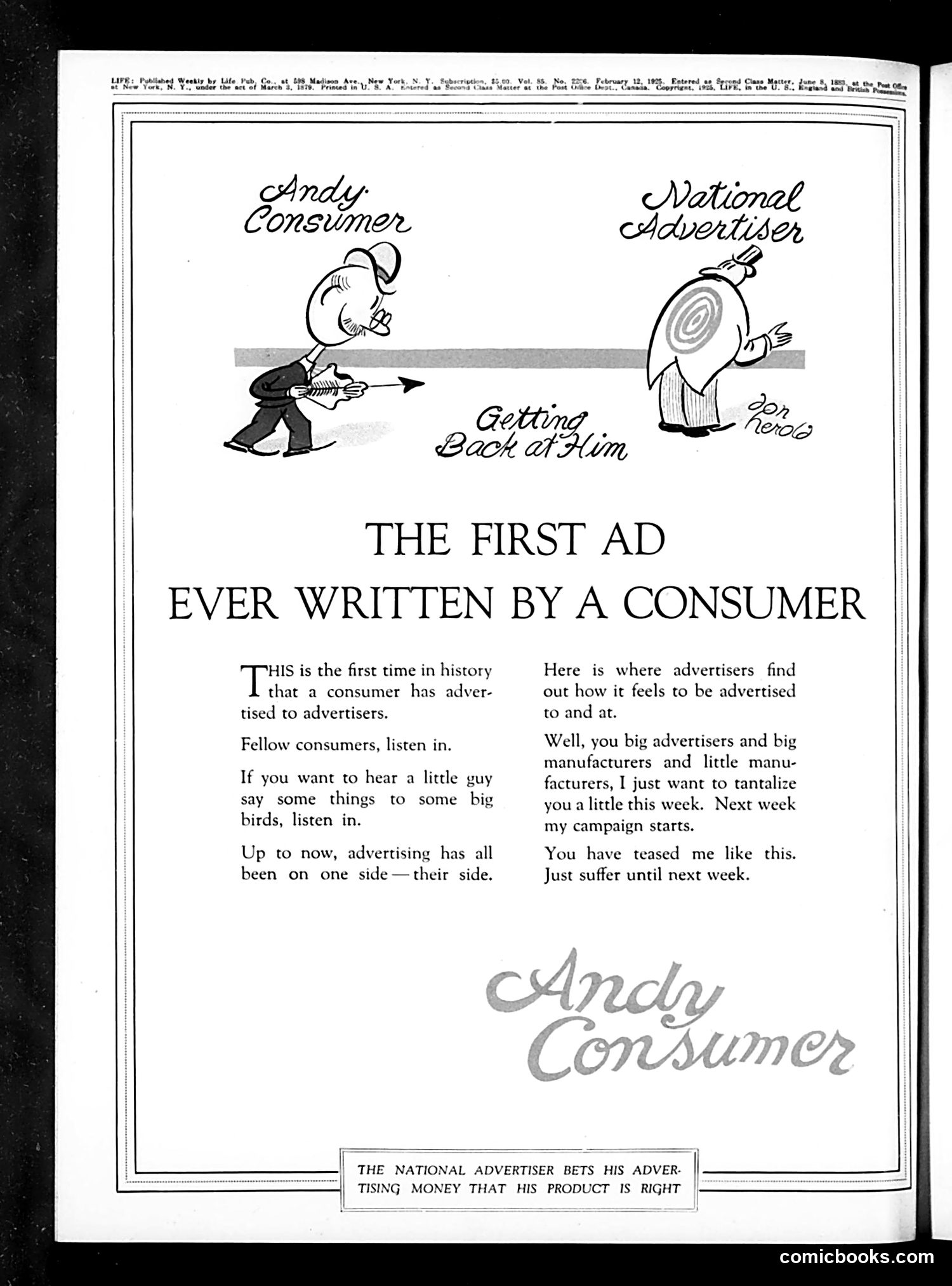 Life — February 12, 1925 — page 2 of 36