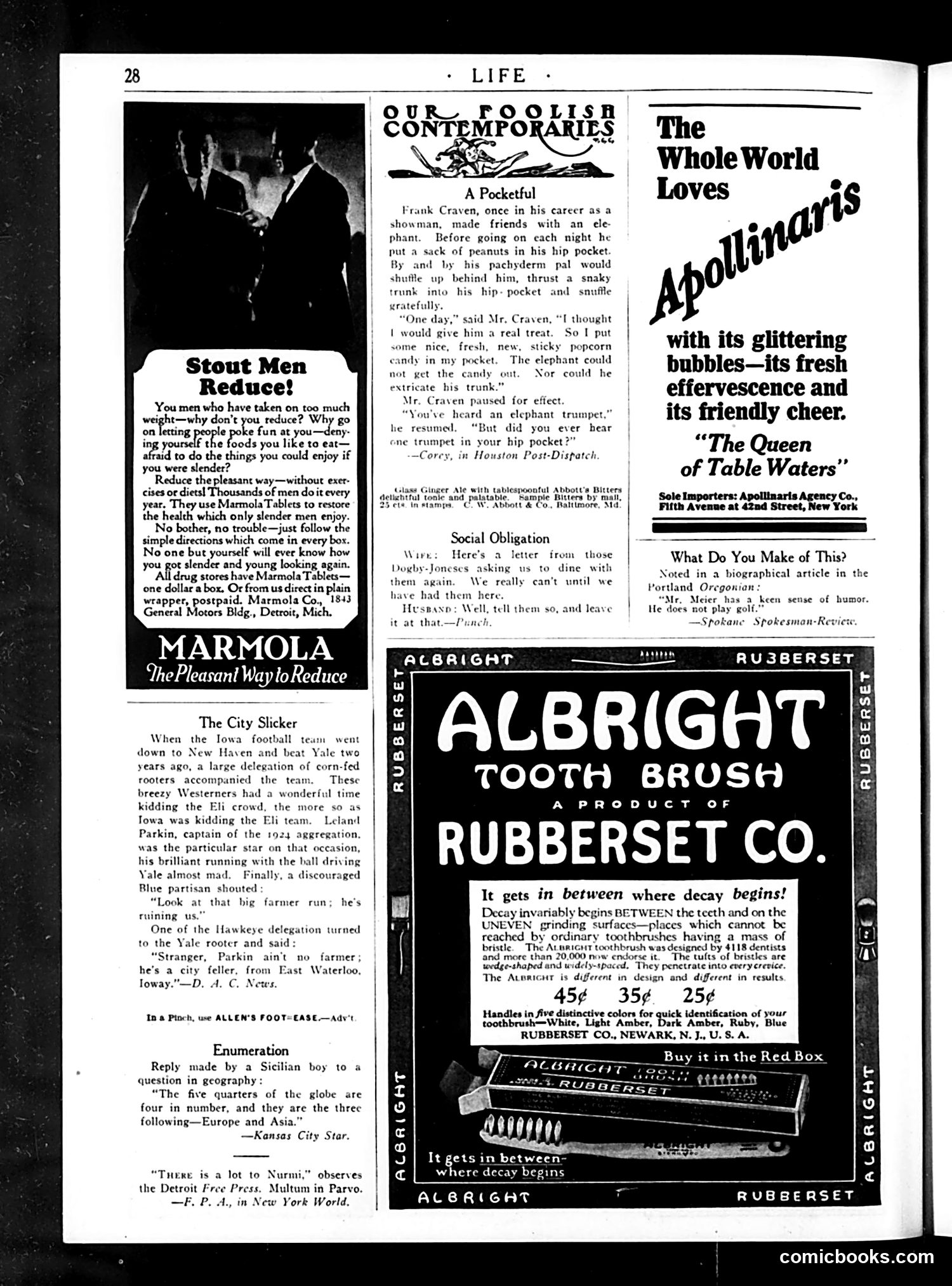 Life — February 12, 1925 — page 30 of 36