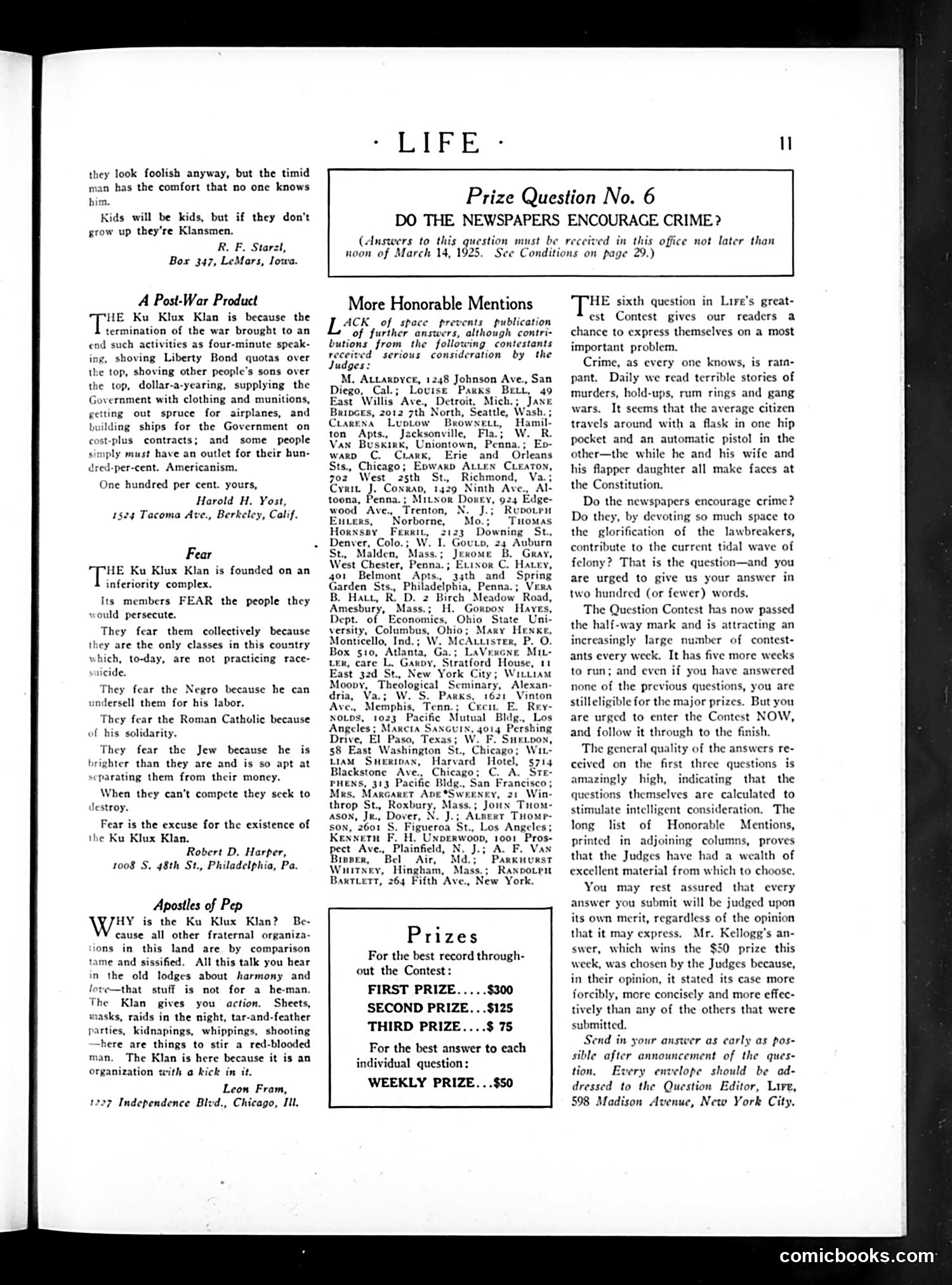 Life — March 5, 1925 — page 13 of 36