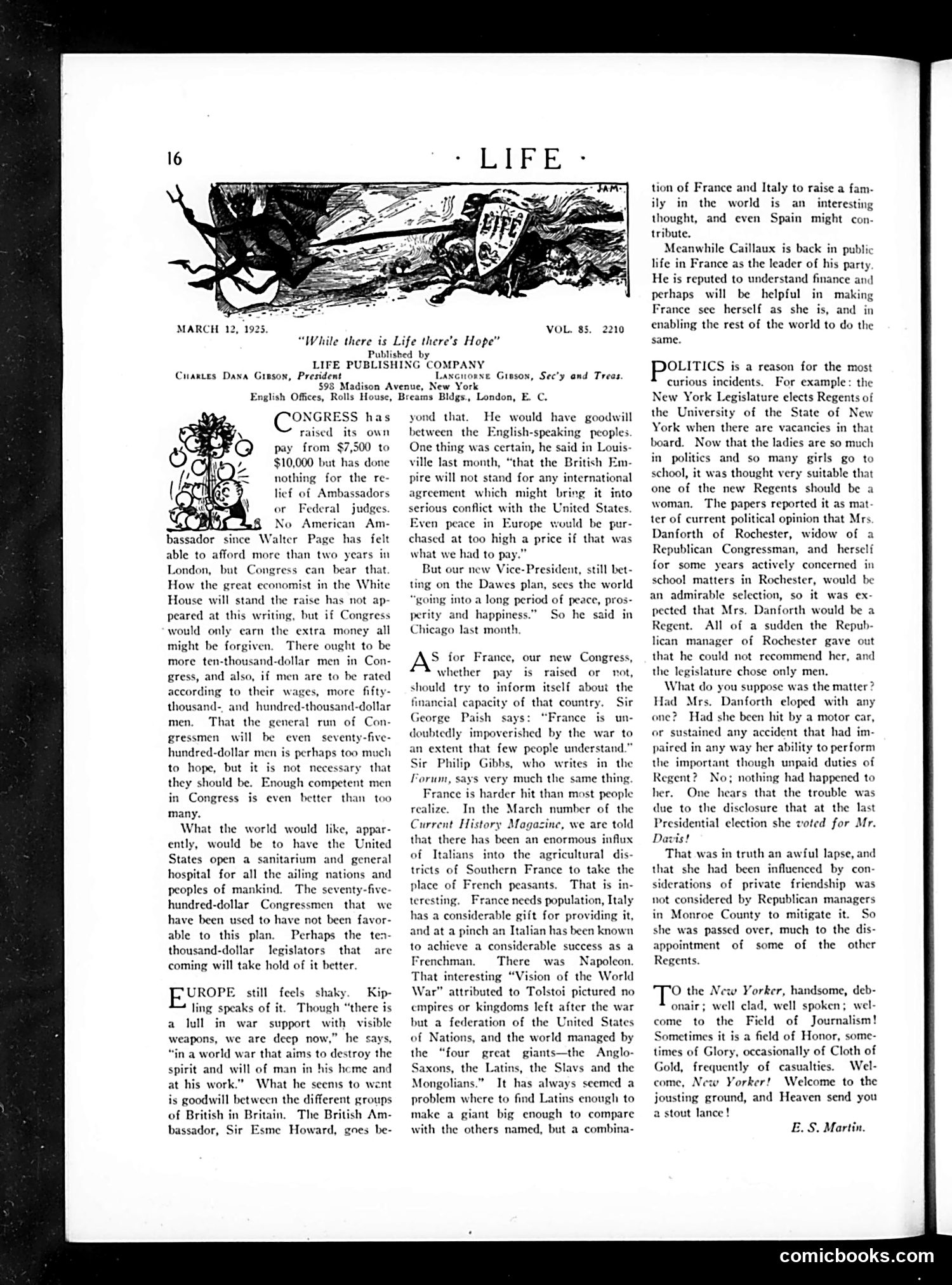 Life — March 12, 1925 — page 18 of 40