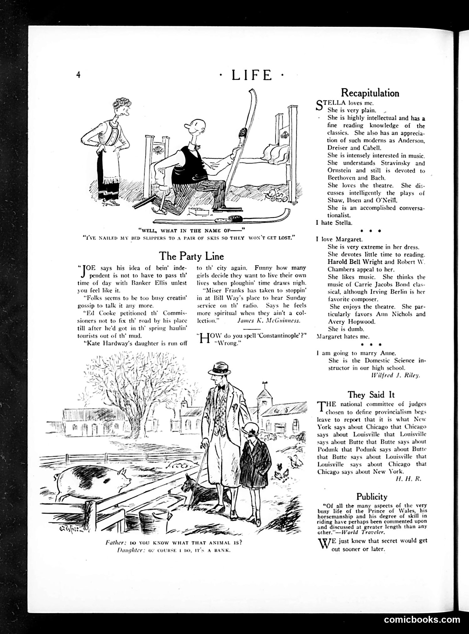 Life — March 19, 1925 — page 6 of 36