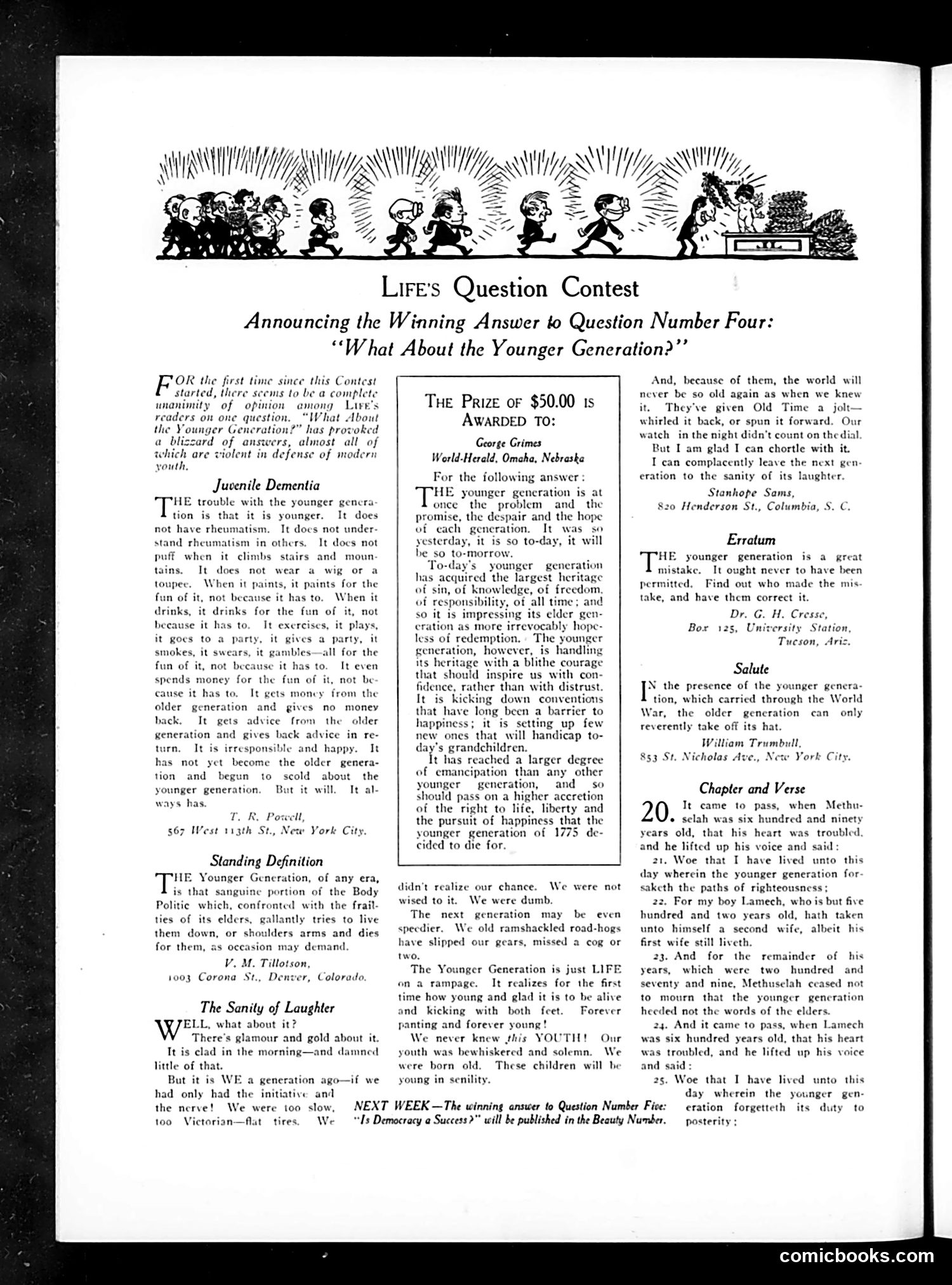 Life — March 19, 1925 — page 12 of 36