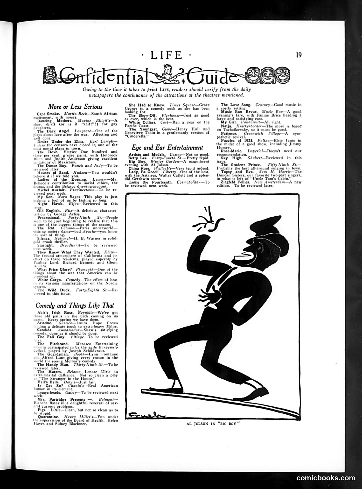 Life — March 19, 1925 — page 21 of 36