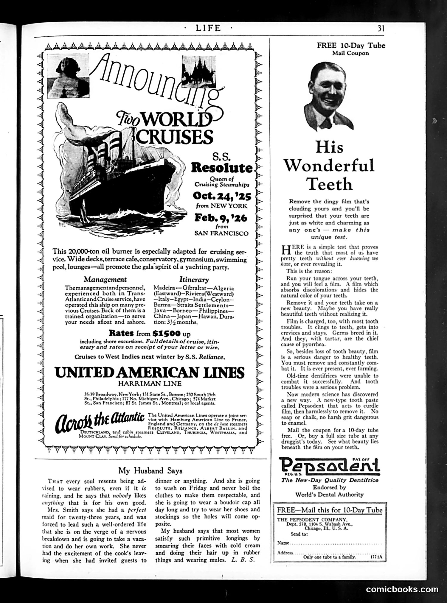 Life — March 19, 1925 — page 33 of 36