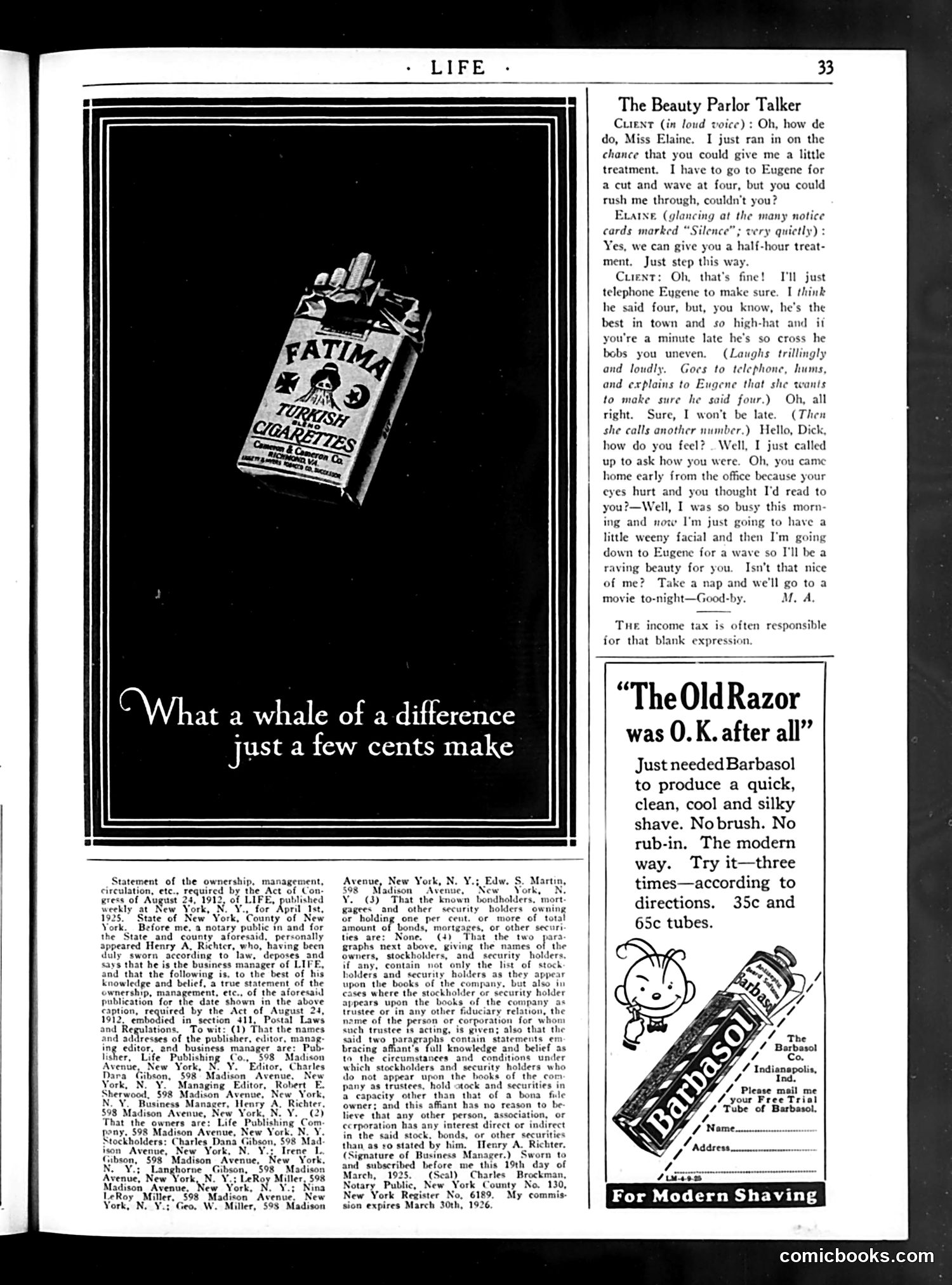 Life — April 9, 1925 — page 35 of 41