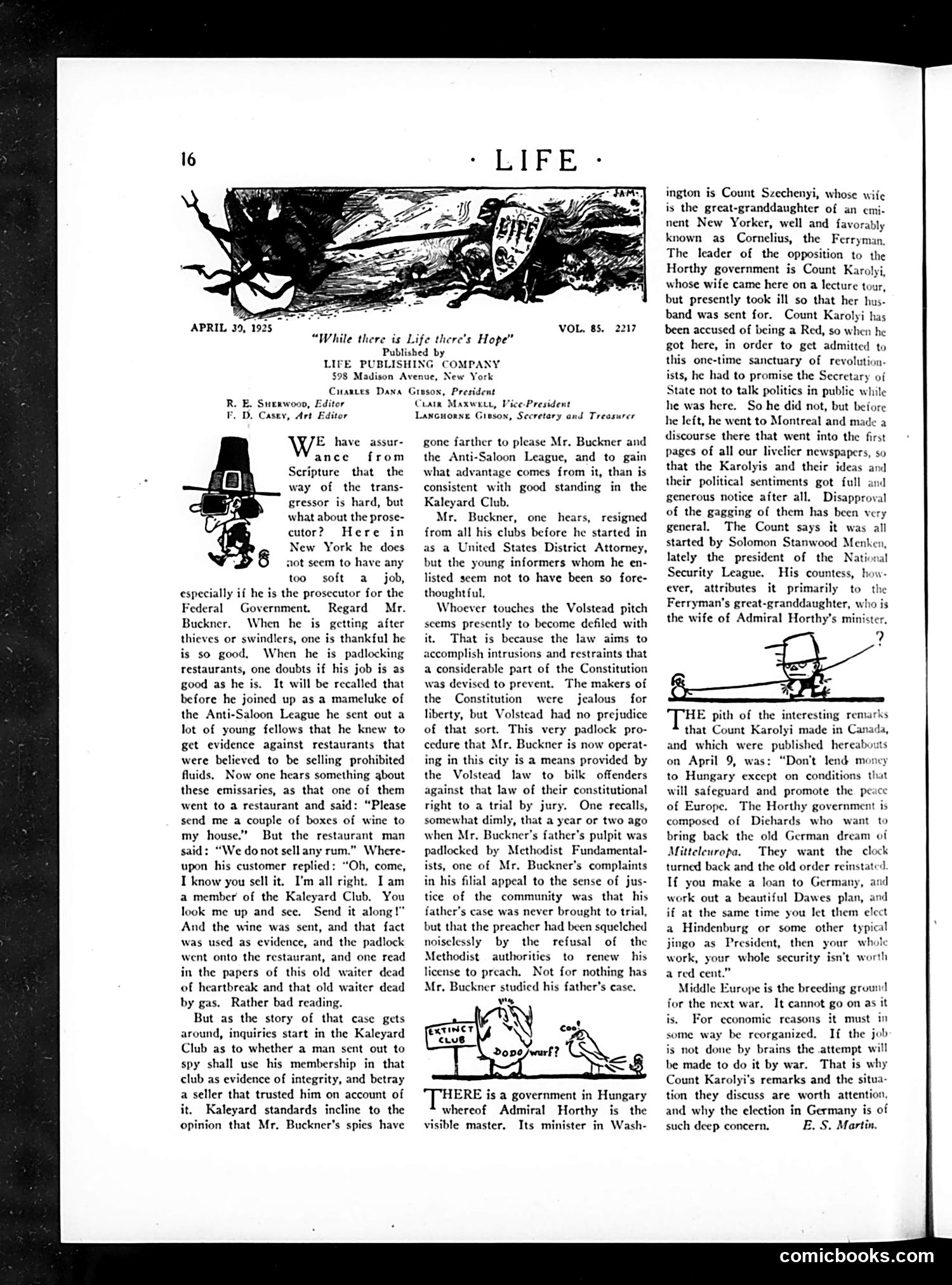 Life — April 30, 1925 — page 18 of 42