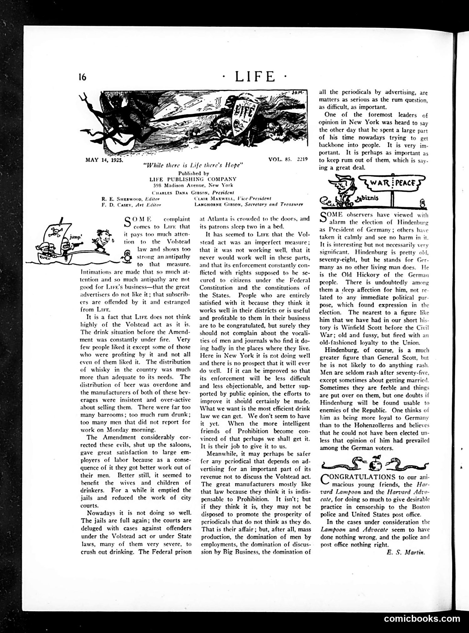 Life — May 14, 1925 — page 18 of 40