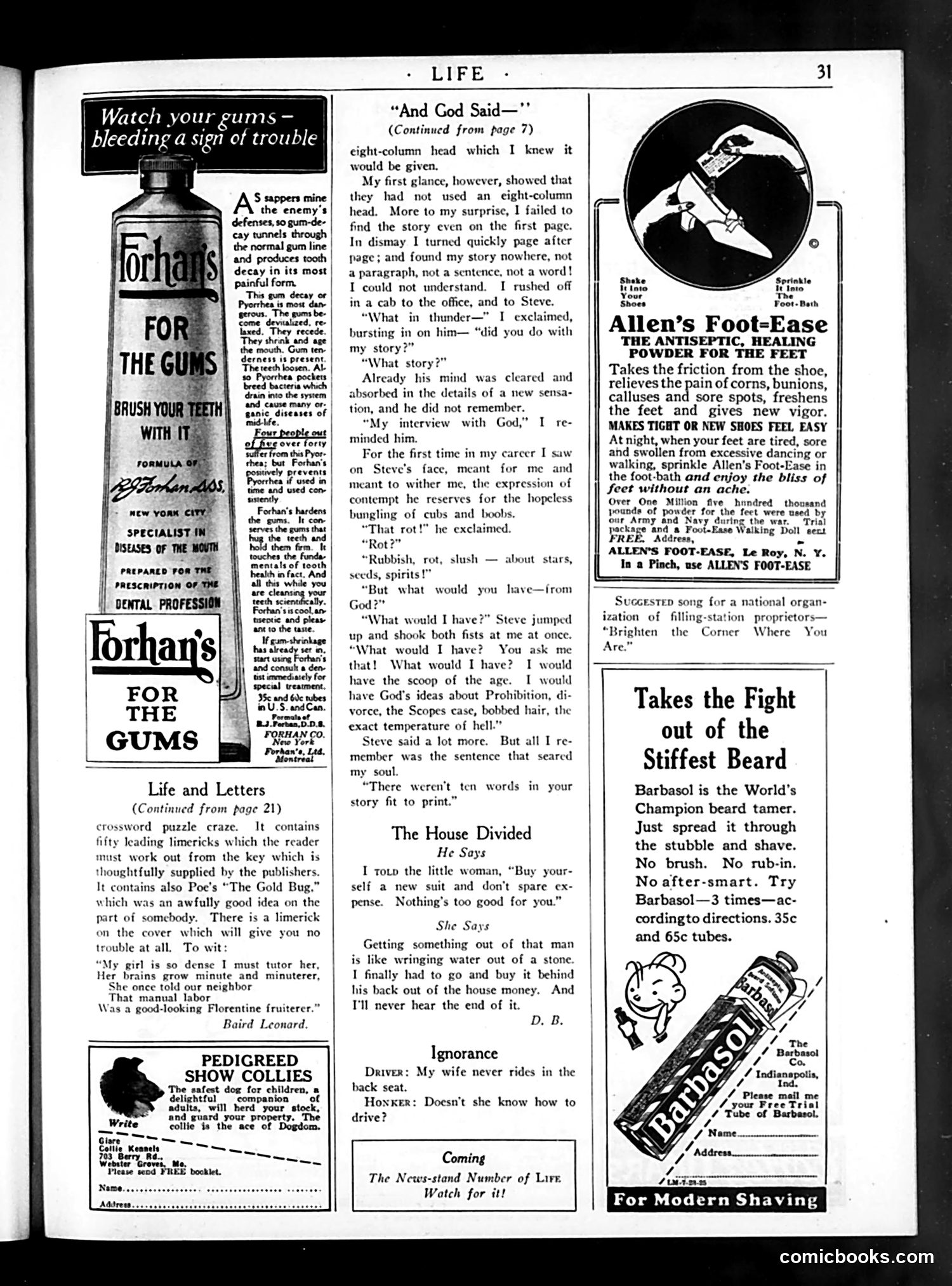 Life — July 23, 1925 — page 33 of 36