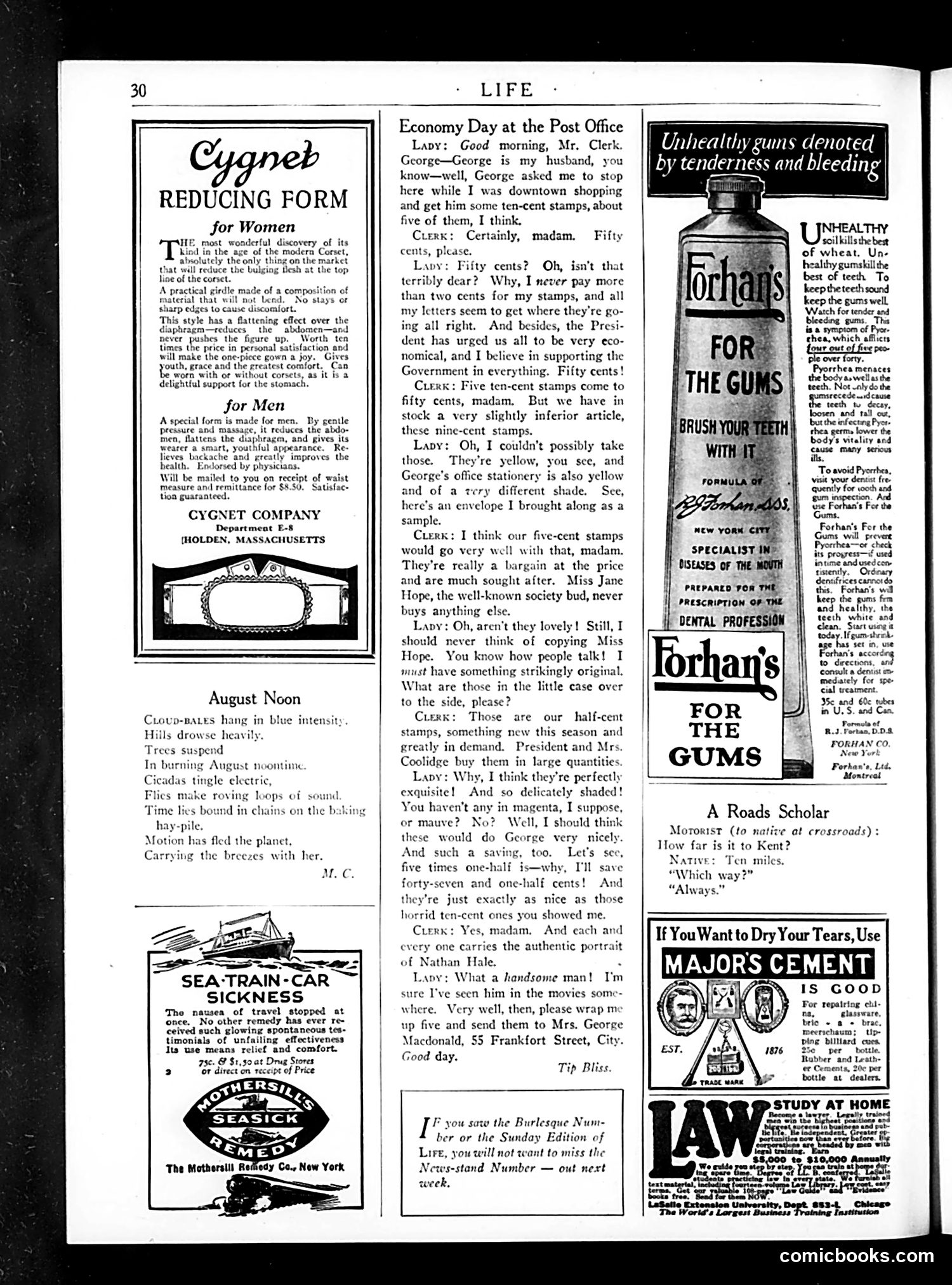 Life — August 6, 1925 — page 32 of 36