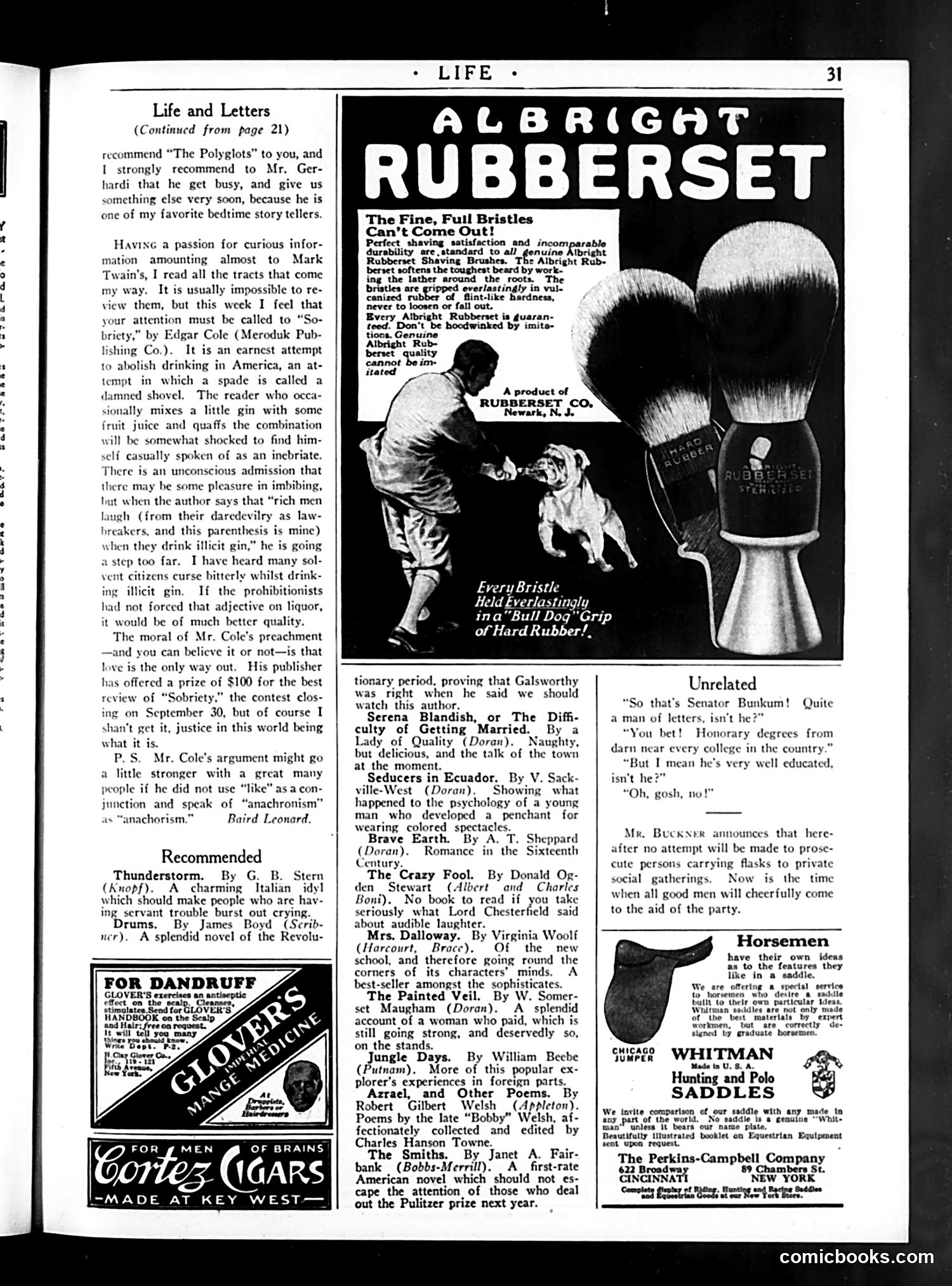 Life — August 6, 1925 — page 33 of 36