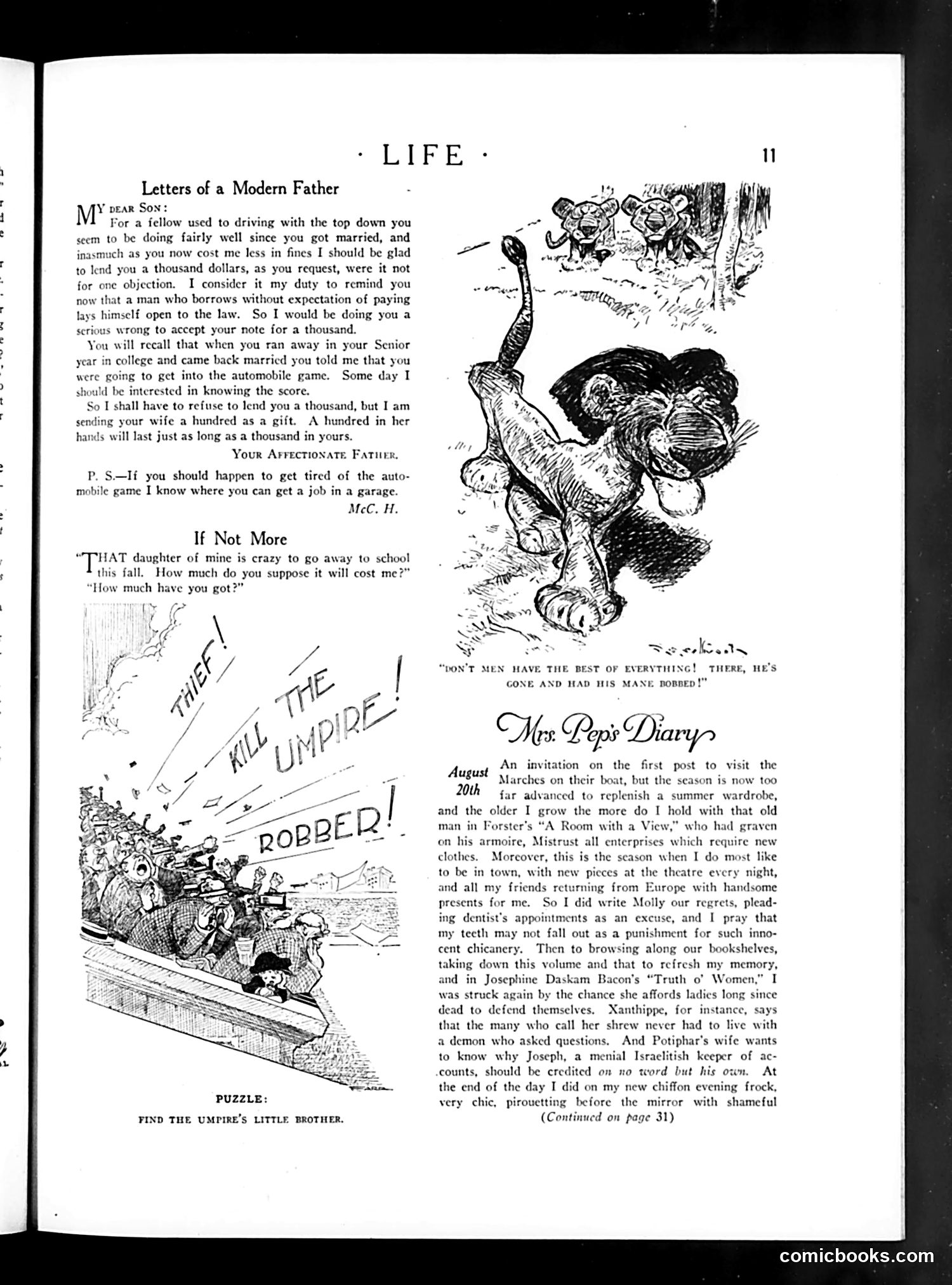 Life — August 27, 1925 — page 13 of 36