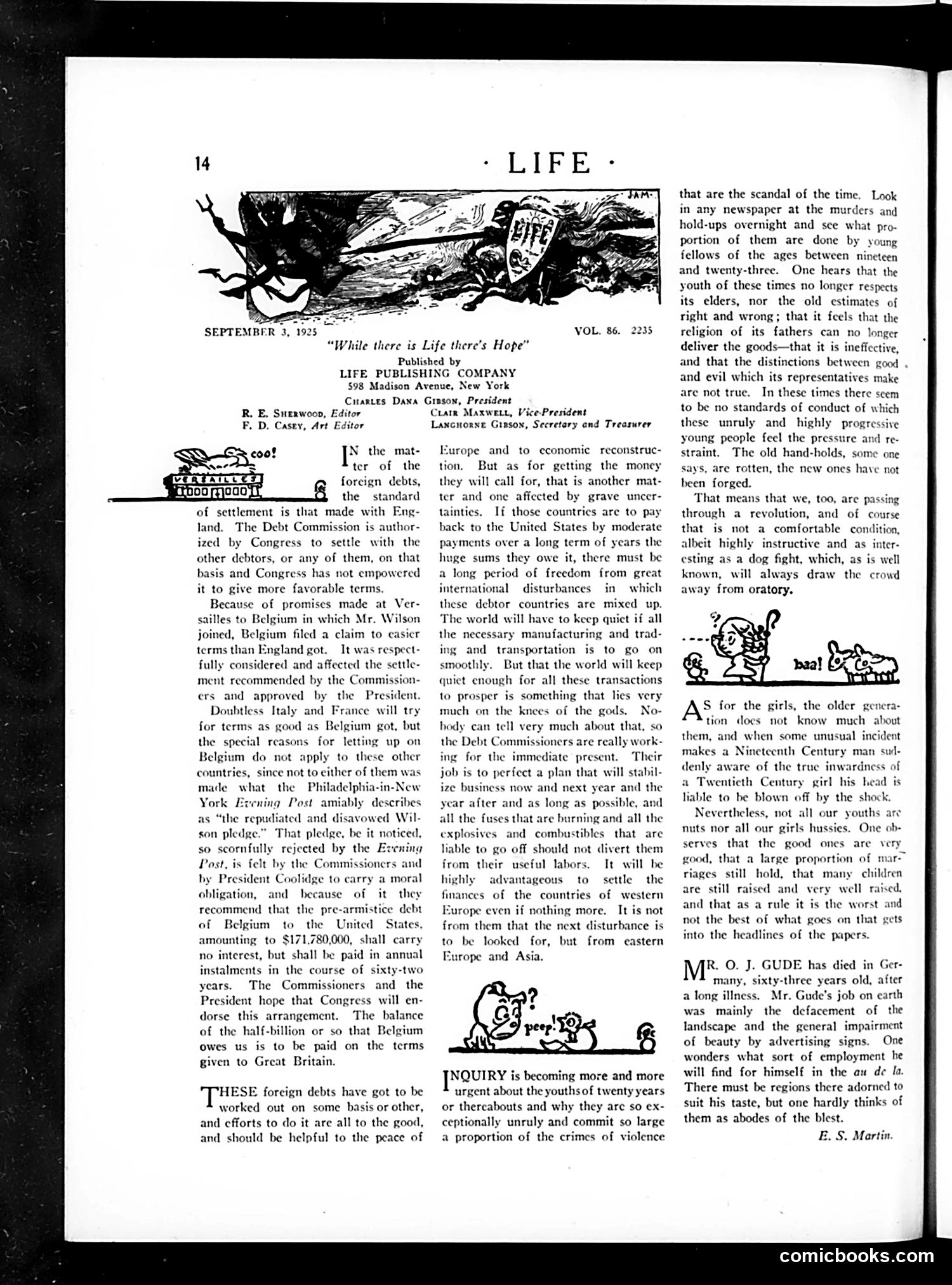 Life — September 3, 1925 — page 16 of 36