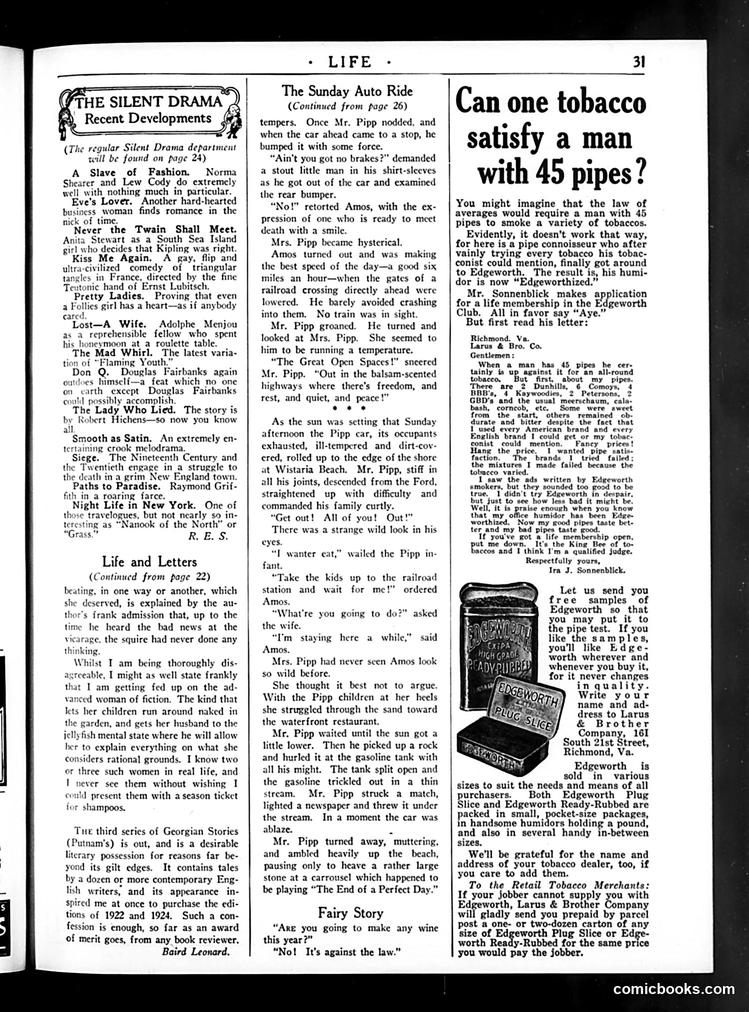 Life — September 3, 1925 — page 33 of 36