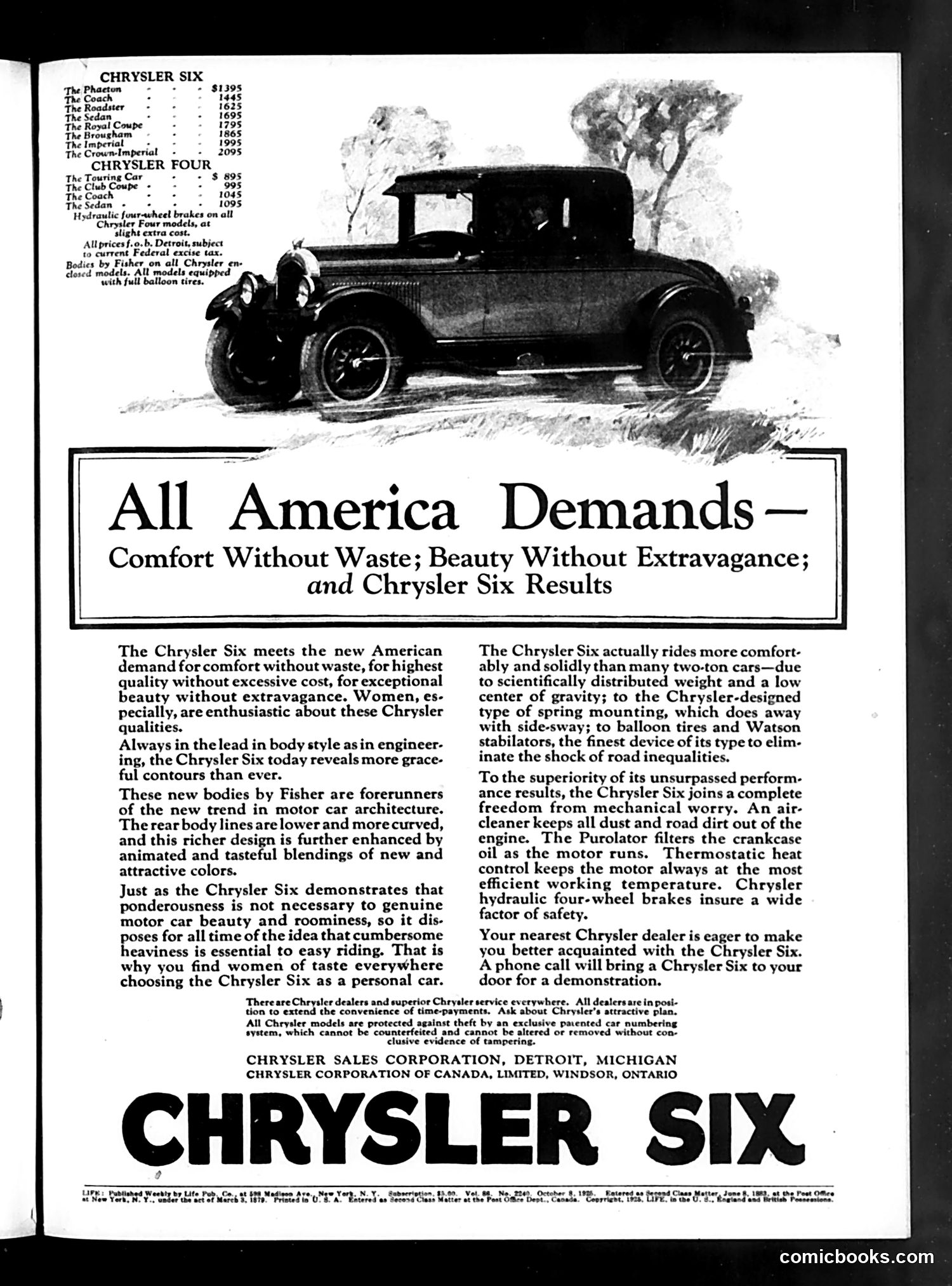 Life — October 8, 1925 — page 3 of 46