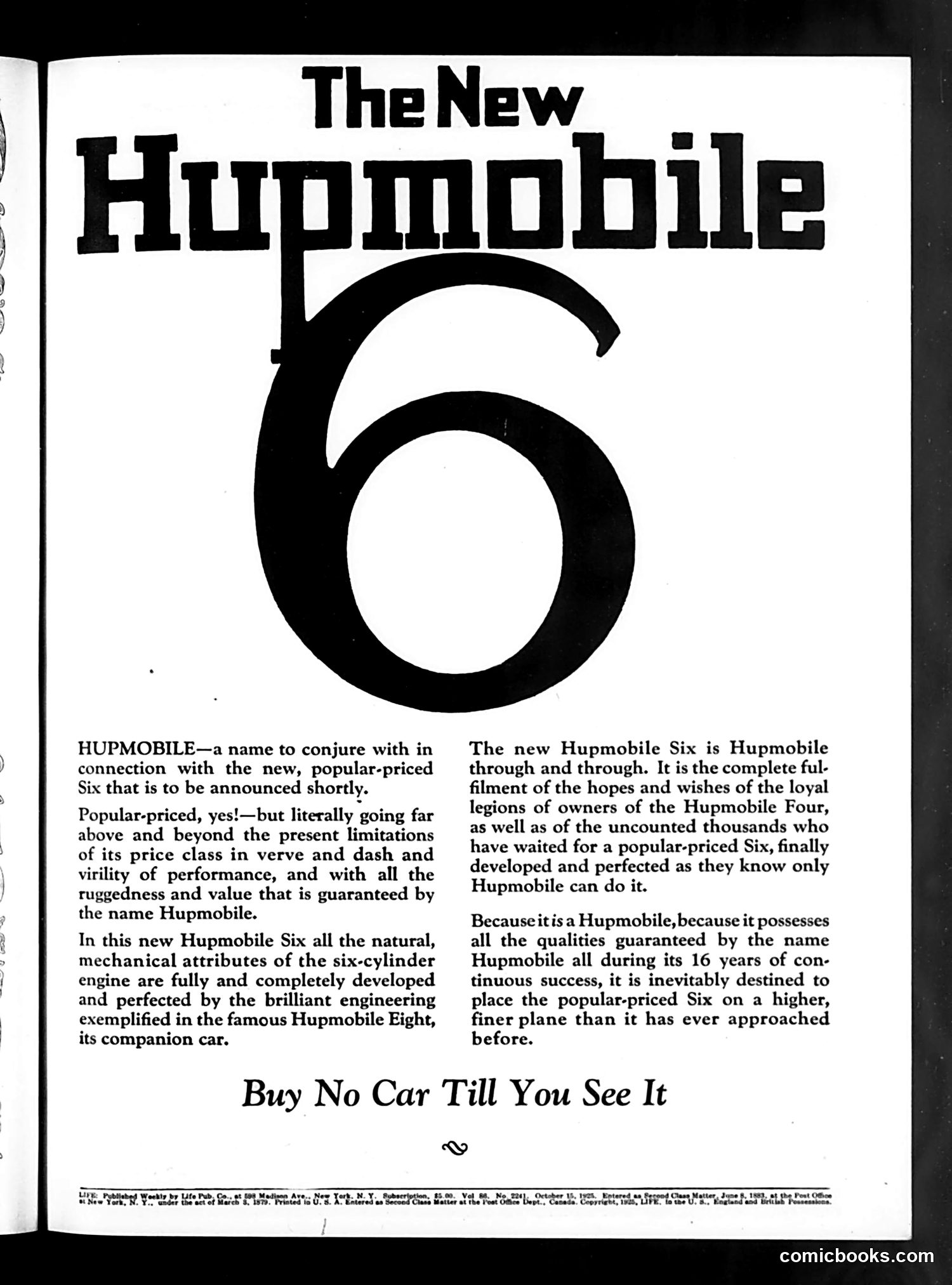 Life — October 15, 1925 — page 3 of 36